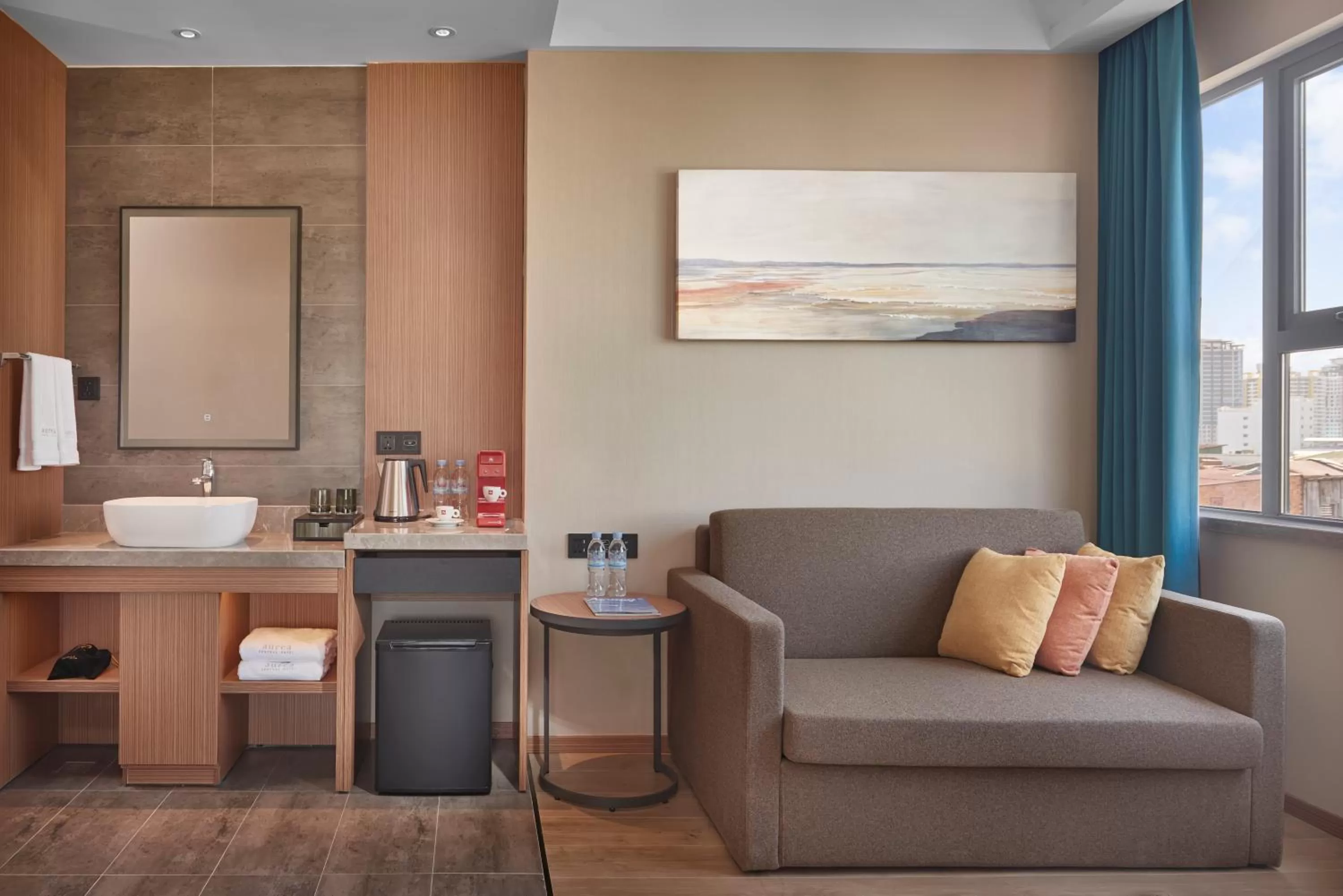 Living room in Aurea Central Hotel