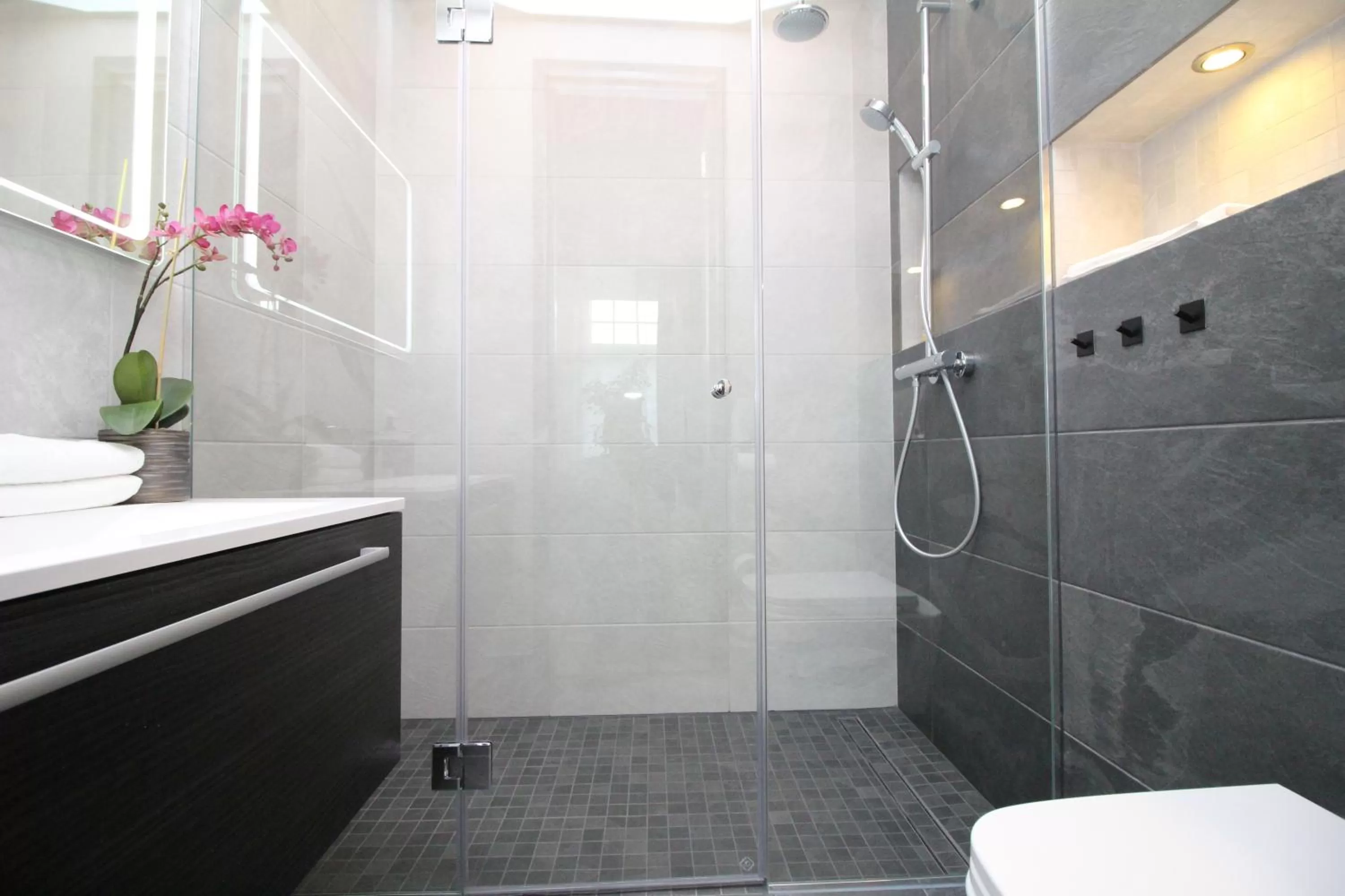 Shower in Tallinn City Apartments Old Town Suites