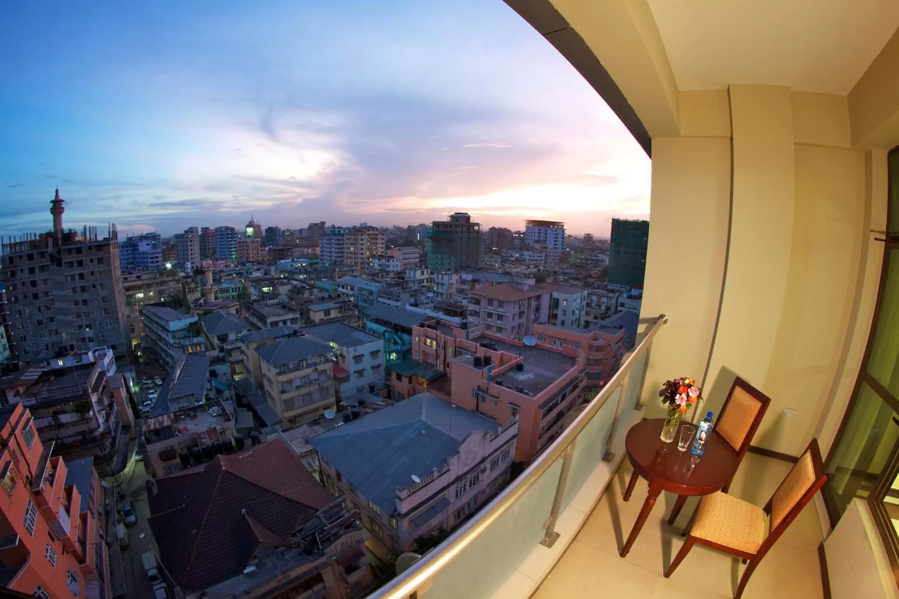 City view in Tanzanite Executive Suites