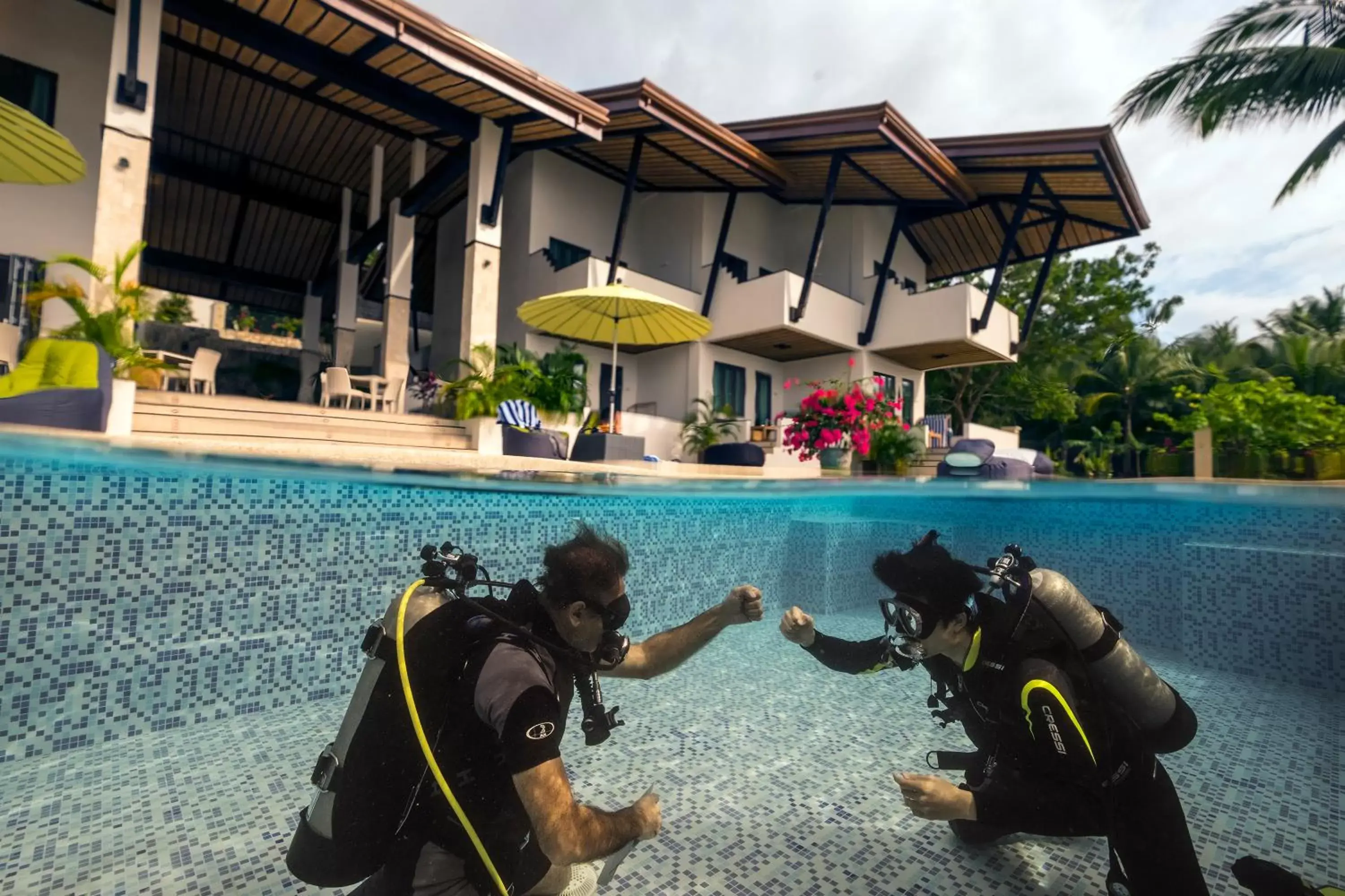 Swimming Pool in Emoha Dive Resort