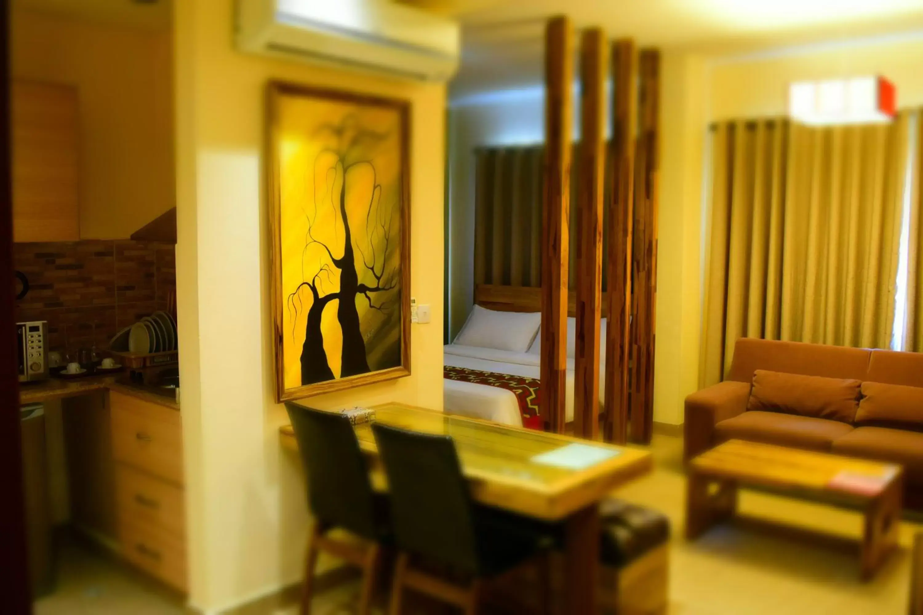 Living room, Seating Area in Roots Apartment Hotel