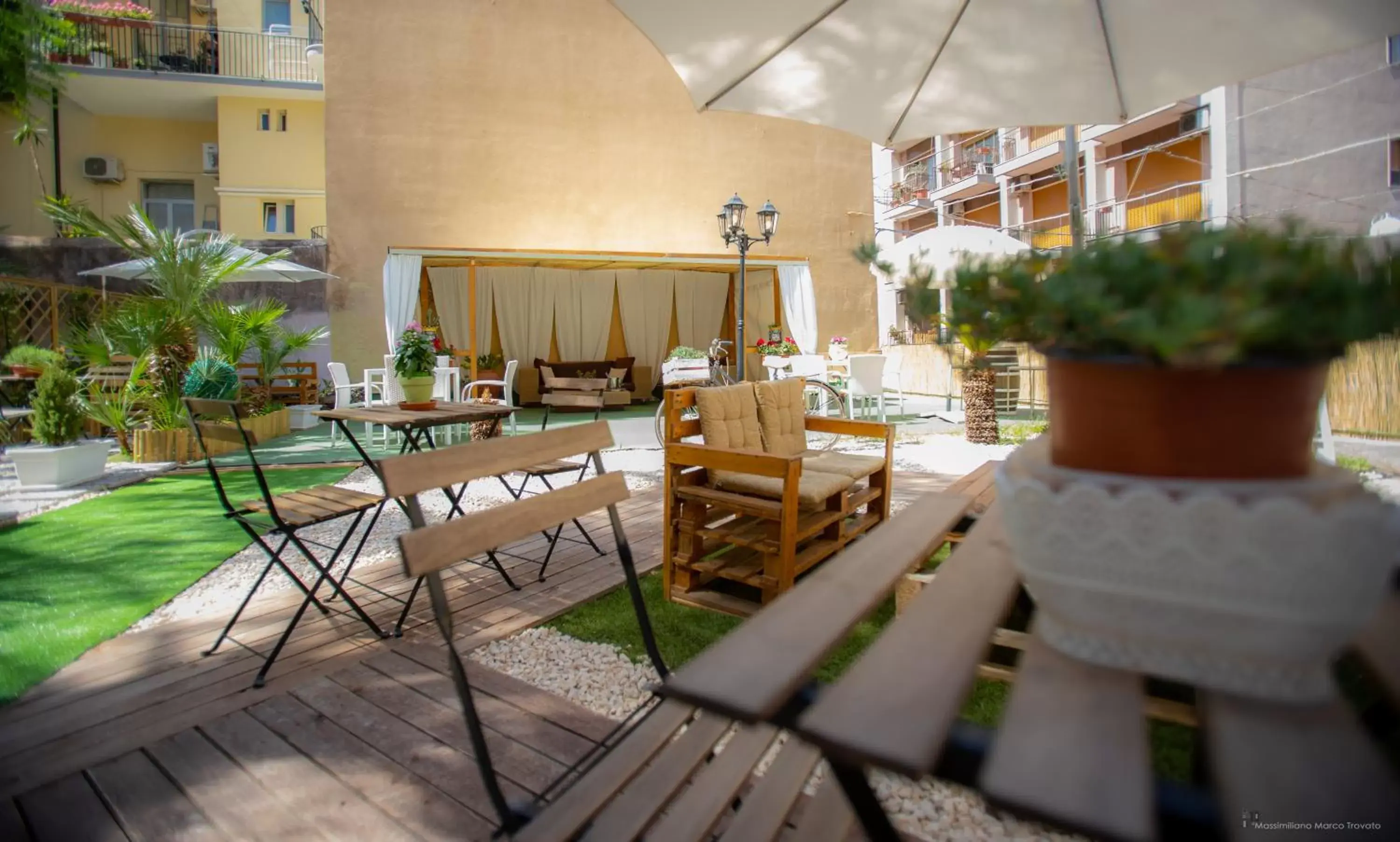 Garden, Restaurant/Places to Eat in Sicily Luxury B&B