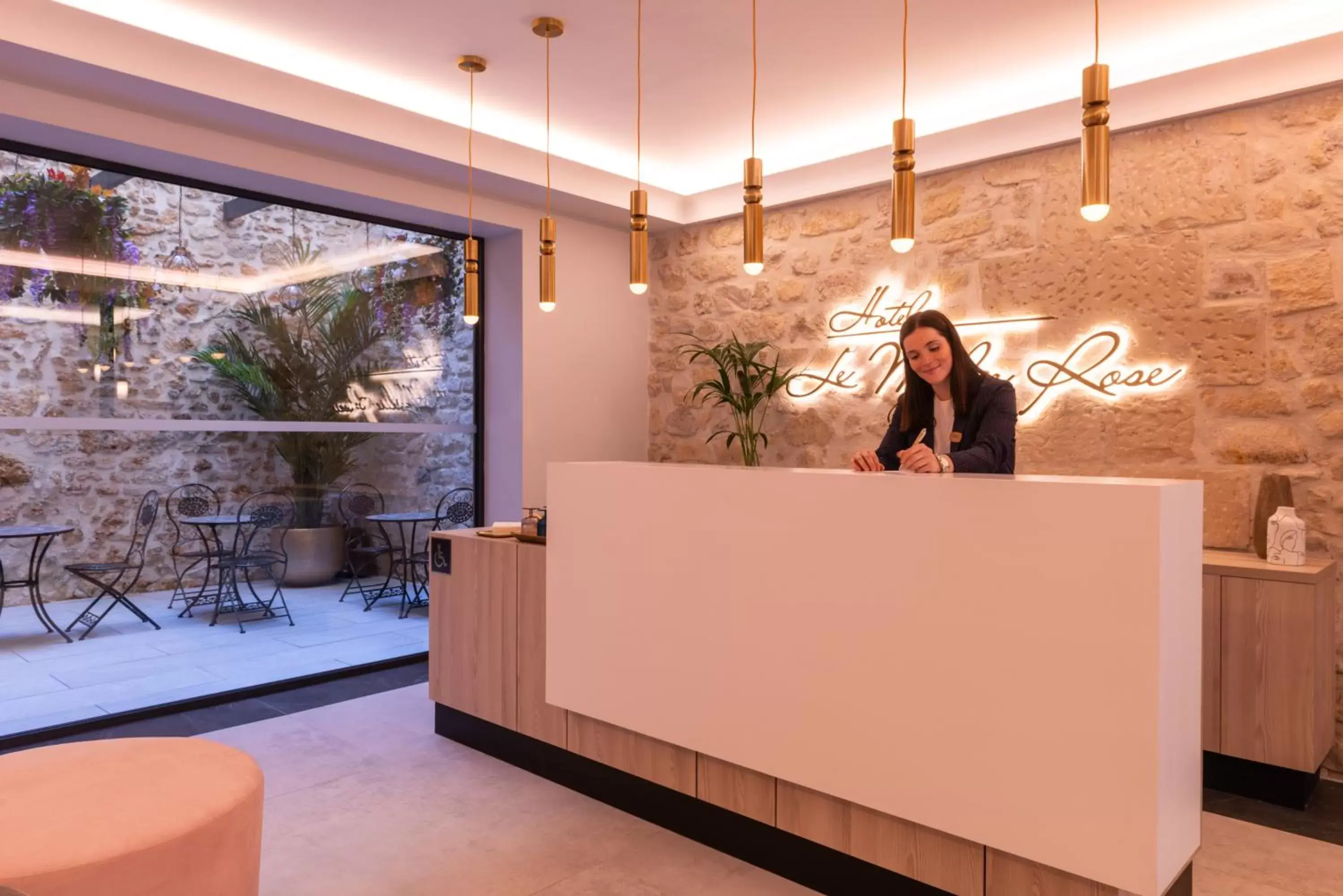 Lobby or reception, Lobby/Reception in Hôtel Le Milie Rose