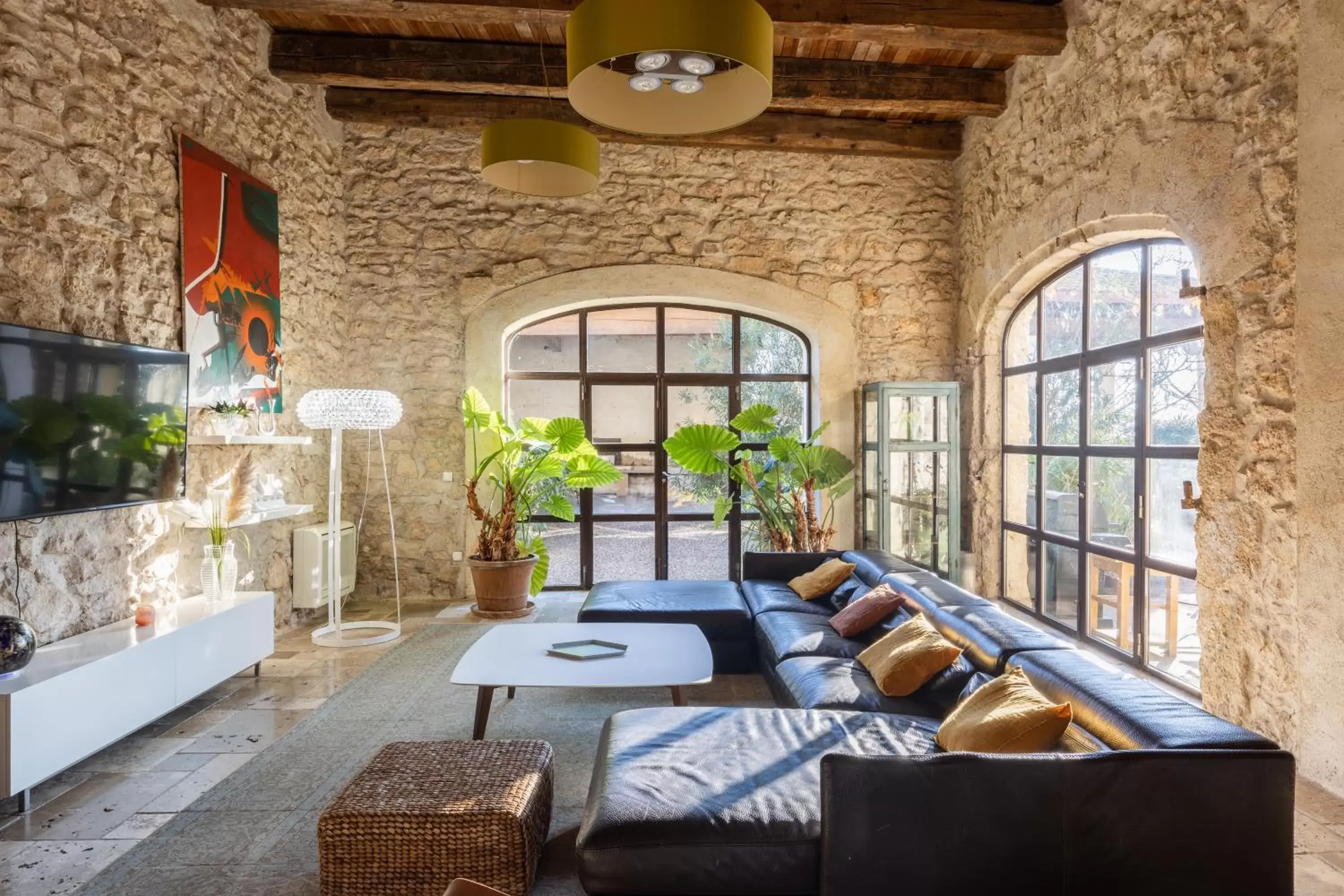 Living room in WAYA à Domaine Saint Domingue