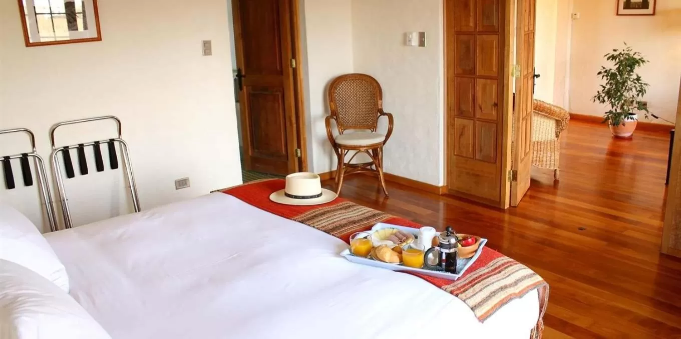 Living room, Bed in Hotel Terraviña