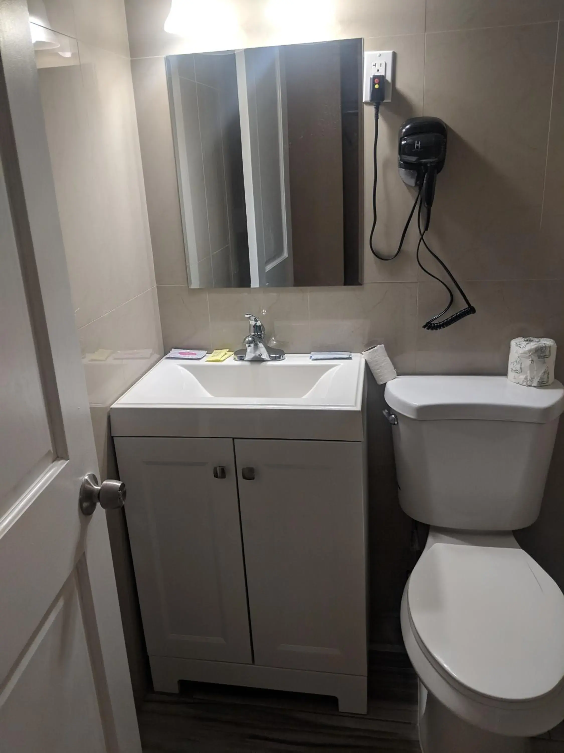 Bathroom in A-1 Budget Motel