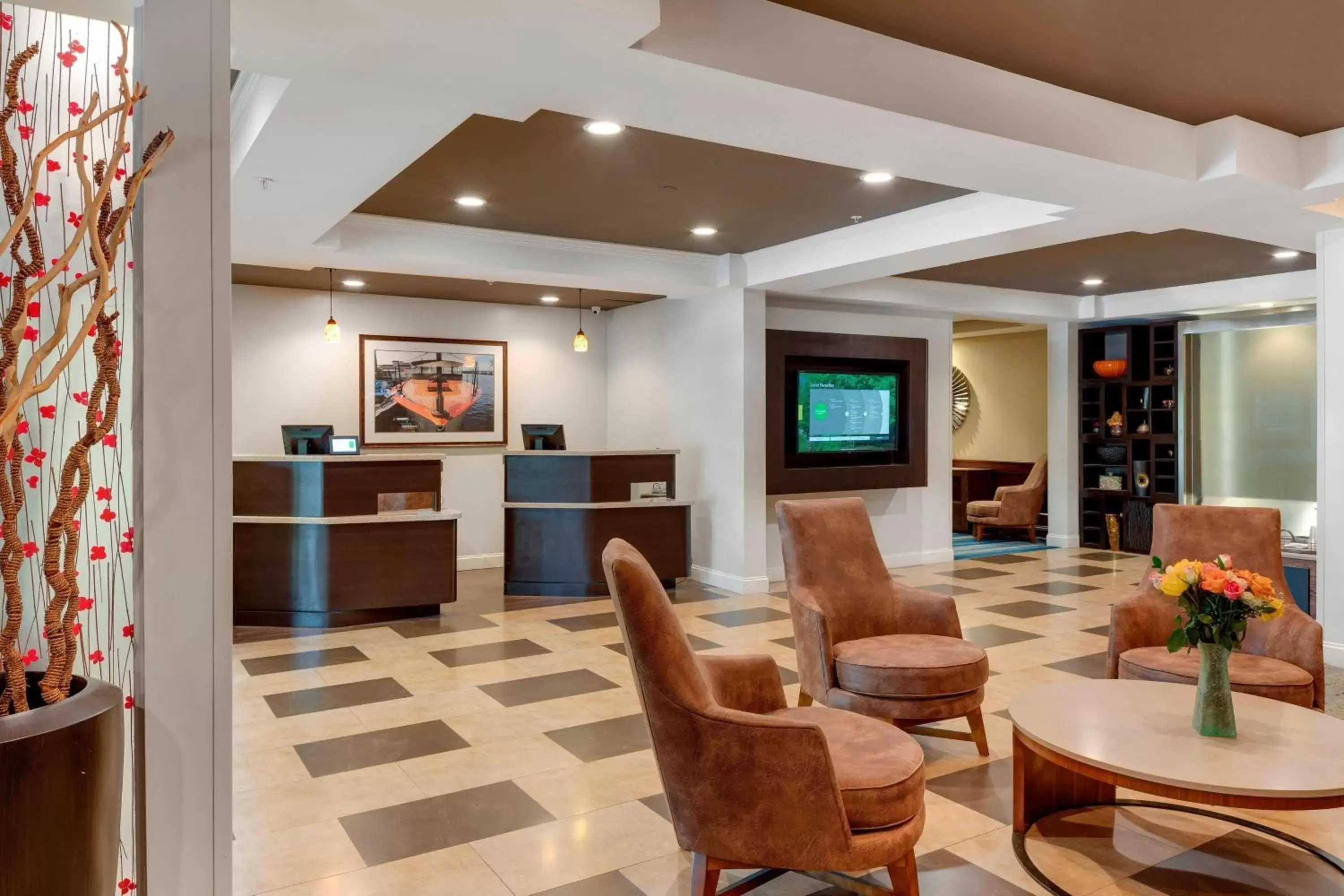 Lobby or reception, Lobby/Reception in Courtyard by Marriott Portsmouth