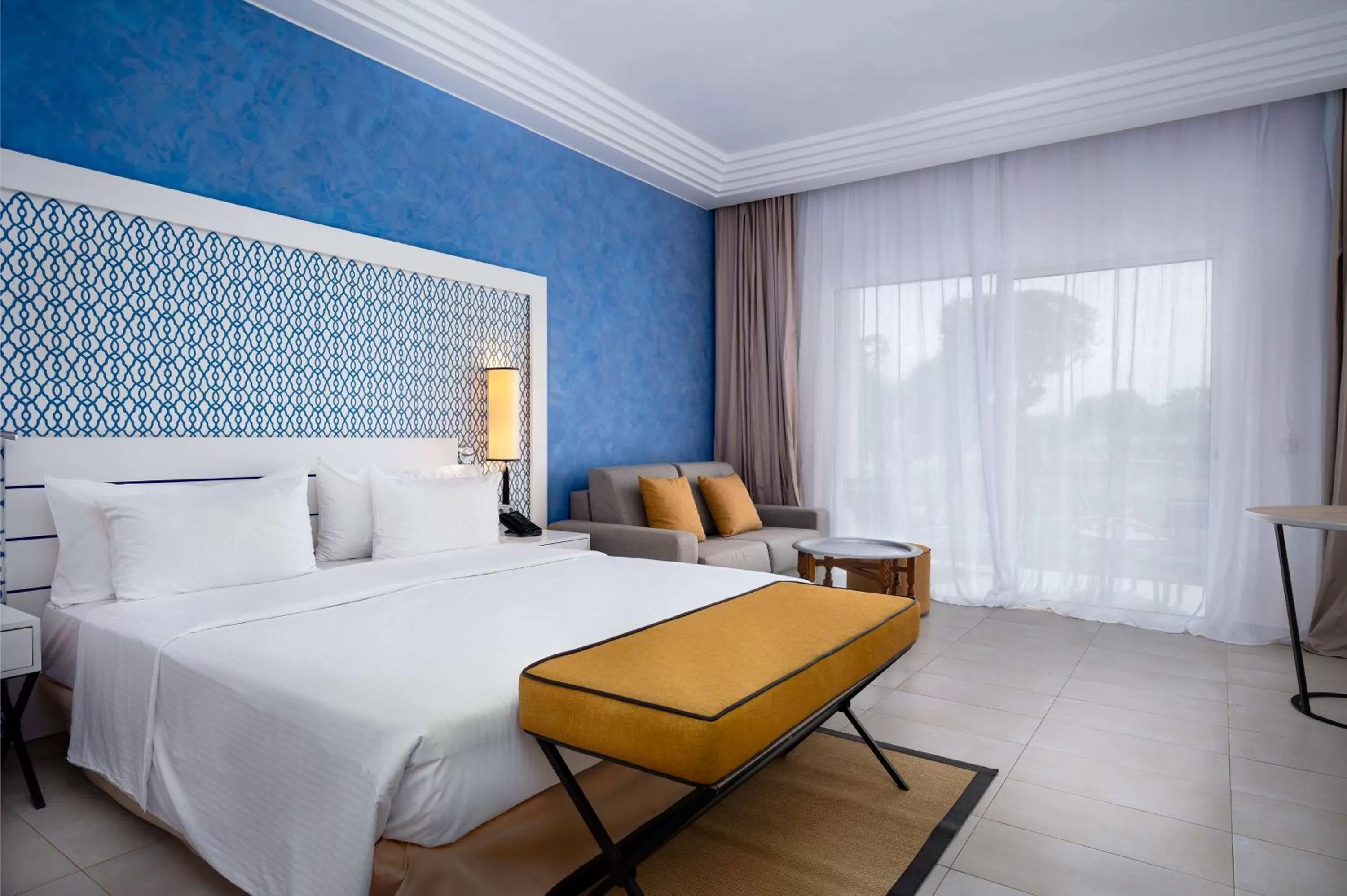 Bedroom, Bed in Radisson Blu Resort, Saidia Garden