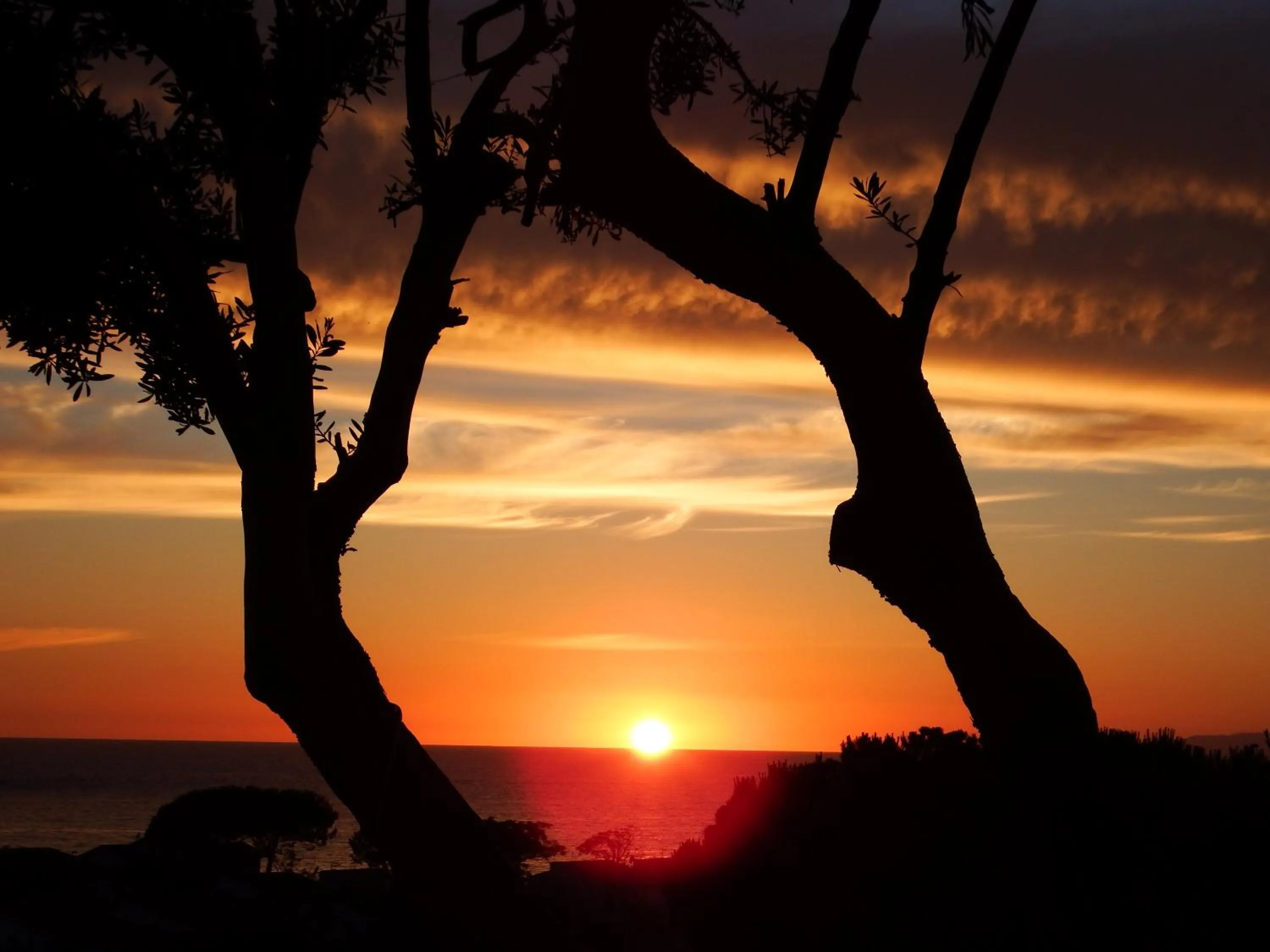 Sunset in Hotel Cristina