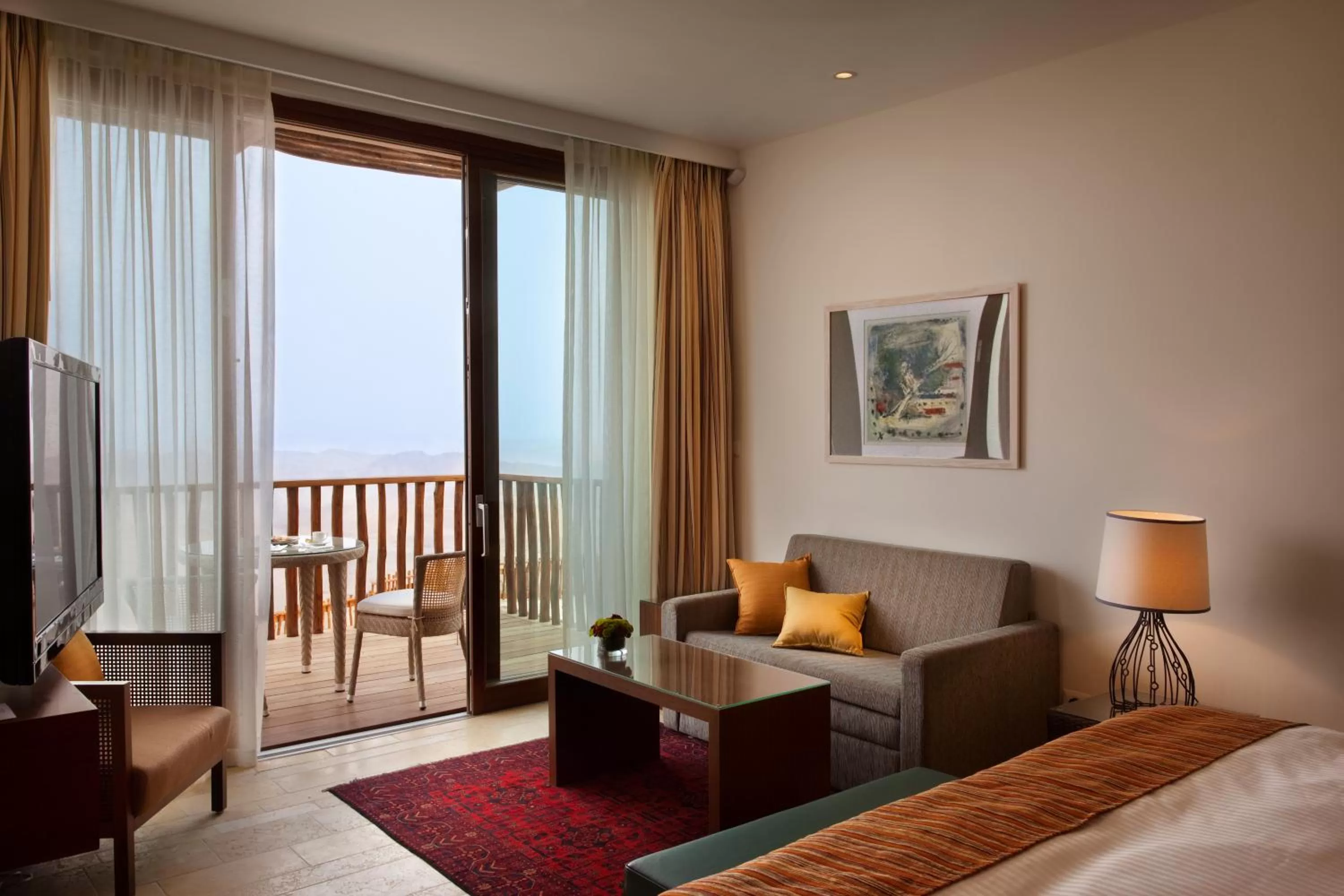 Balcony/Terrace, Bed in Beresheet by Isrotel Exclusive