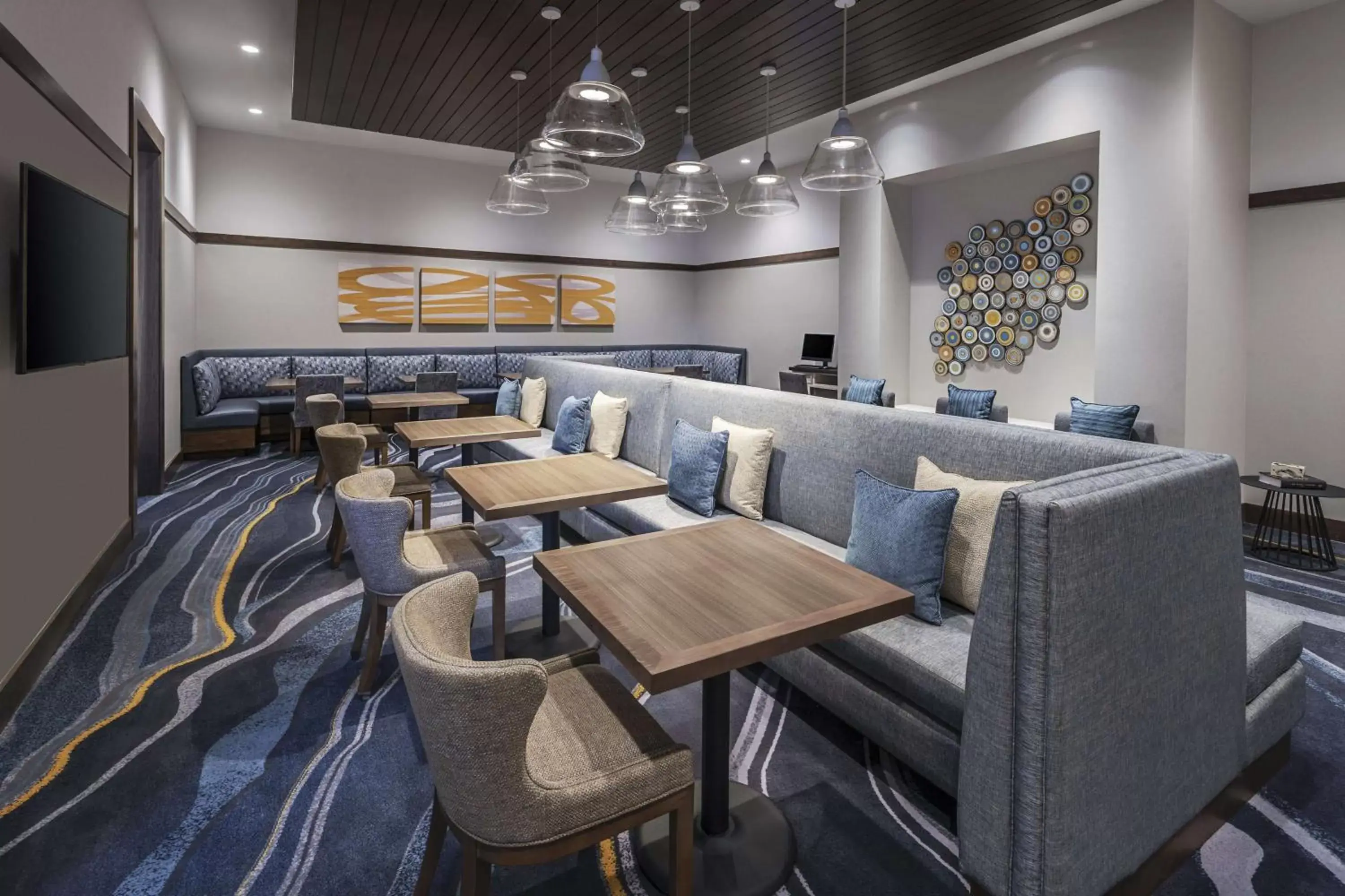 Lobby or reception, Restaurant/Places to Eat in Homewood Suites by Hilton Boston Woburn