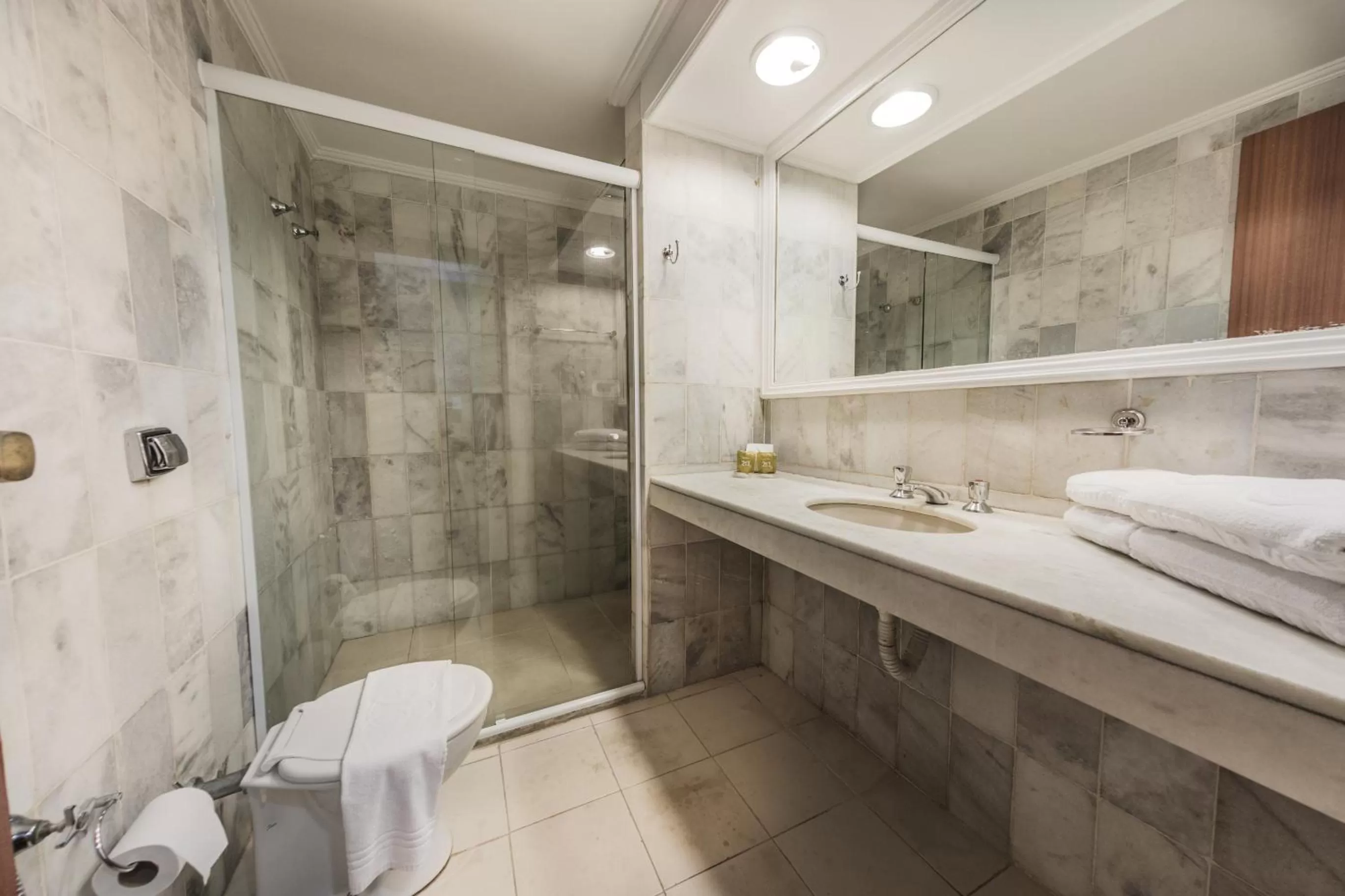 Shower in Plaza Bittar Hotel