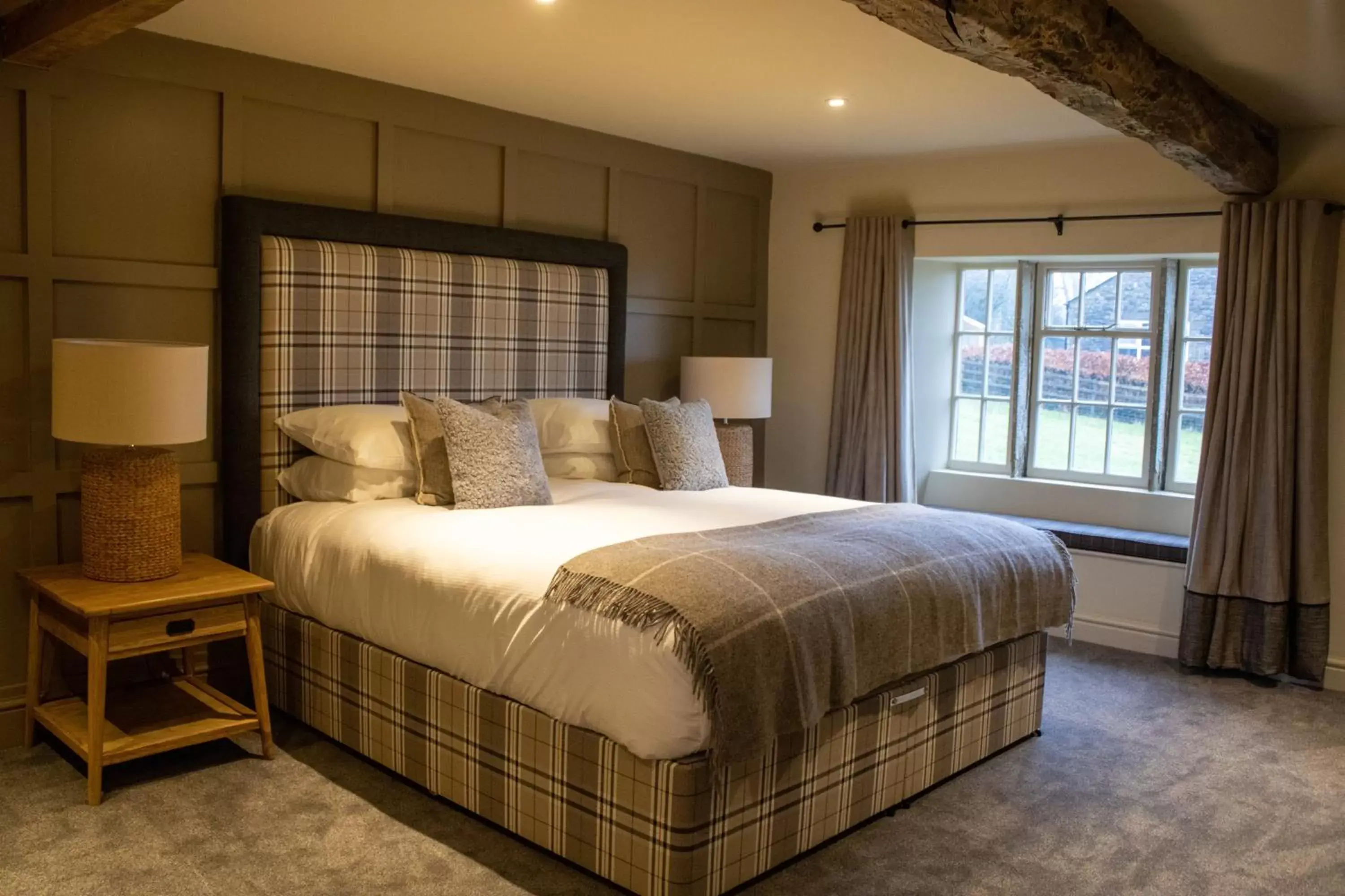 Superior double room, feature bath in The Assheton Arms Superior double room, feature bath in The Assheton Arms