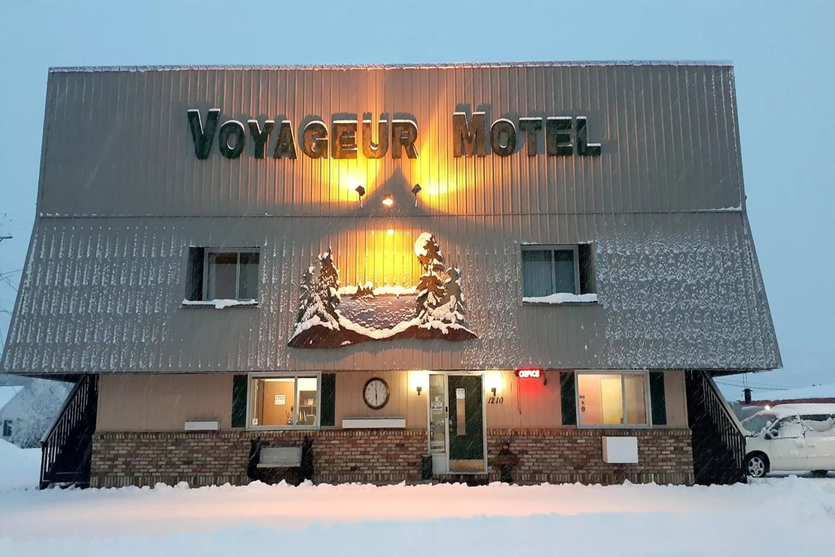 Property Building in Love Hotels Voyageur by OYO at International Falls MN