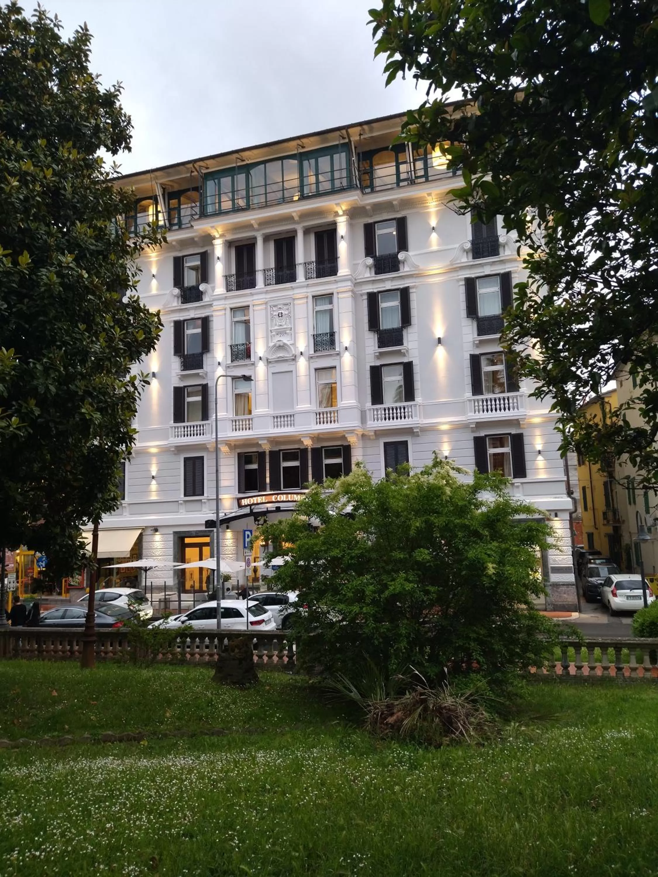 Property building in Hotel Columbia Wellness & Spa