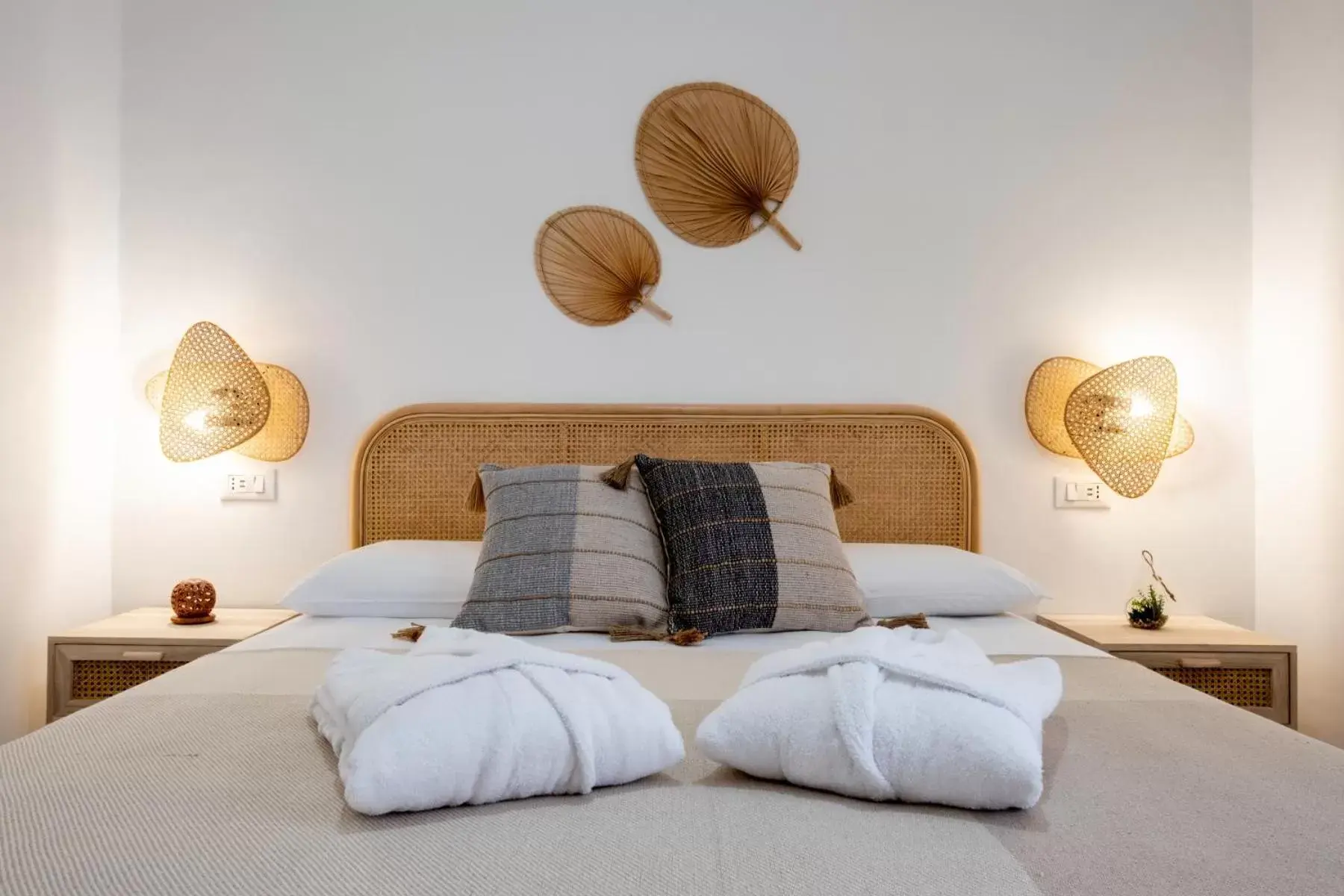 Bed in La Bella Ostuni Suites