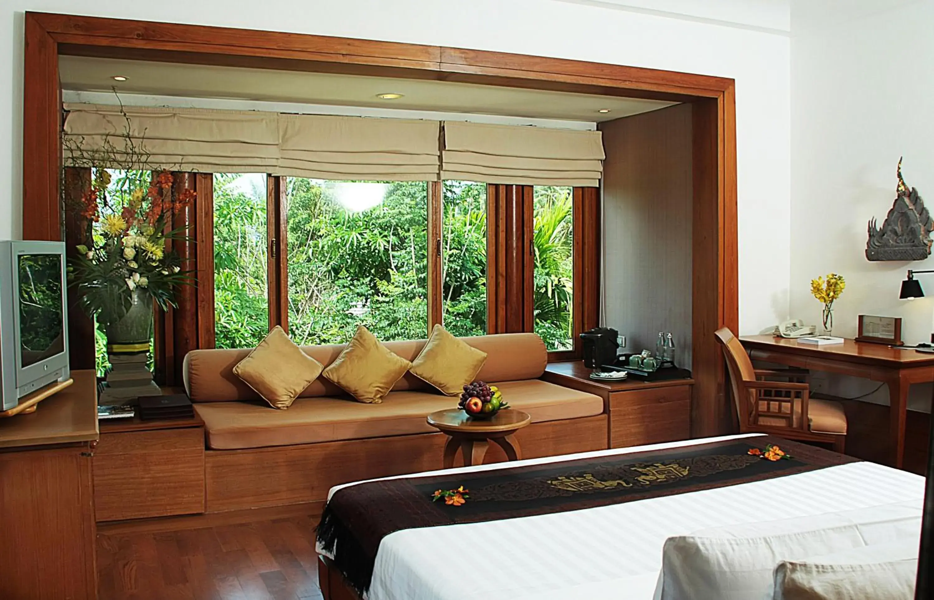 Bed, Seating Area in Nakamanda Resort and Spa- SHA Plus