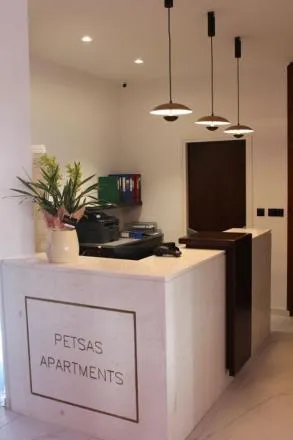 Lobby or reception in Petsas Apartments