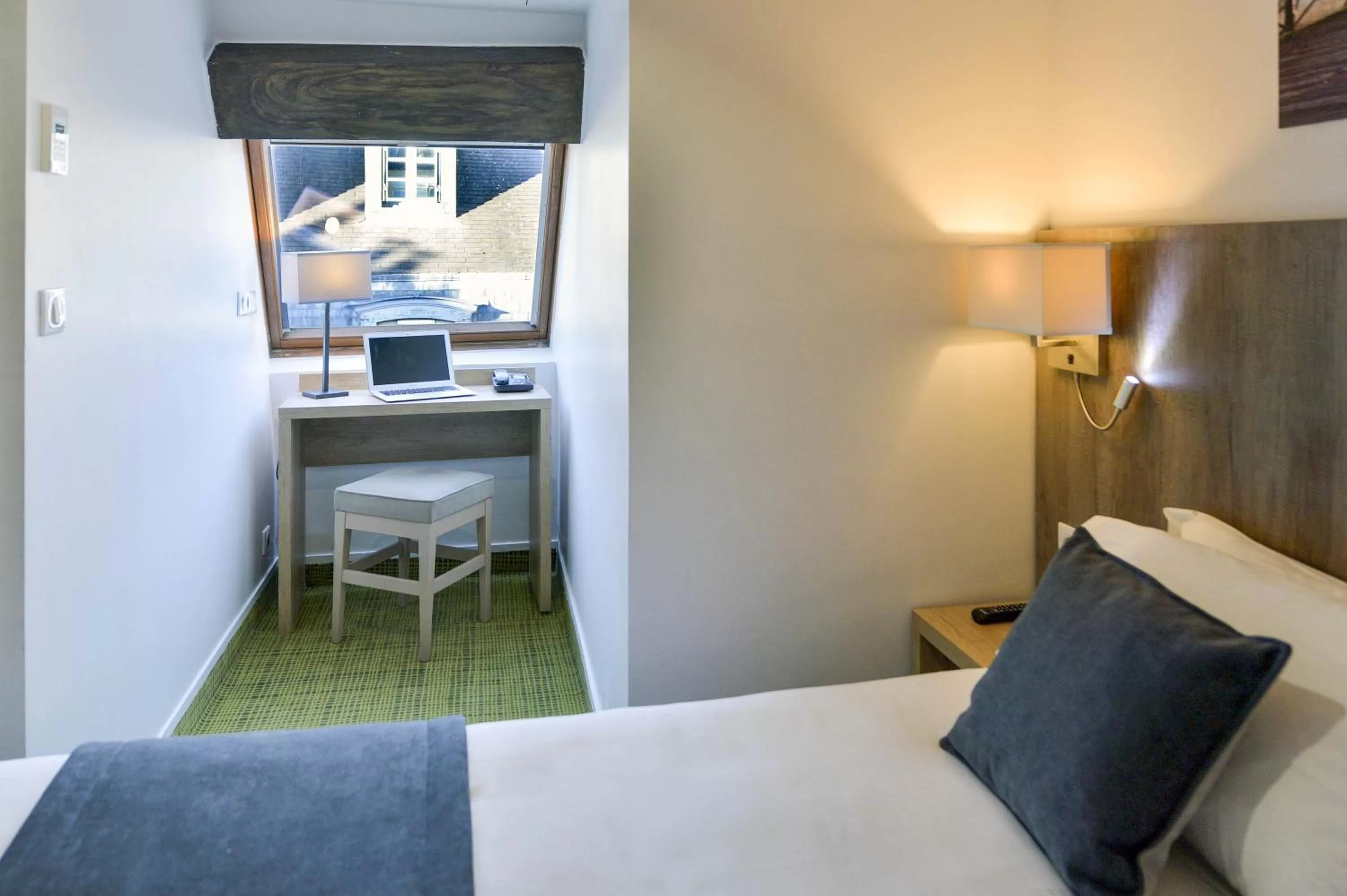 Bedroom, Bed in Hôtel Eugénie