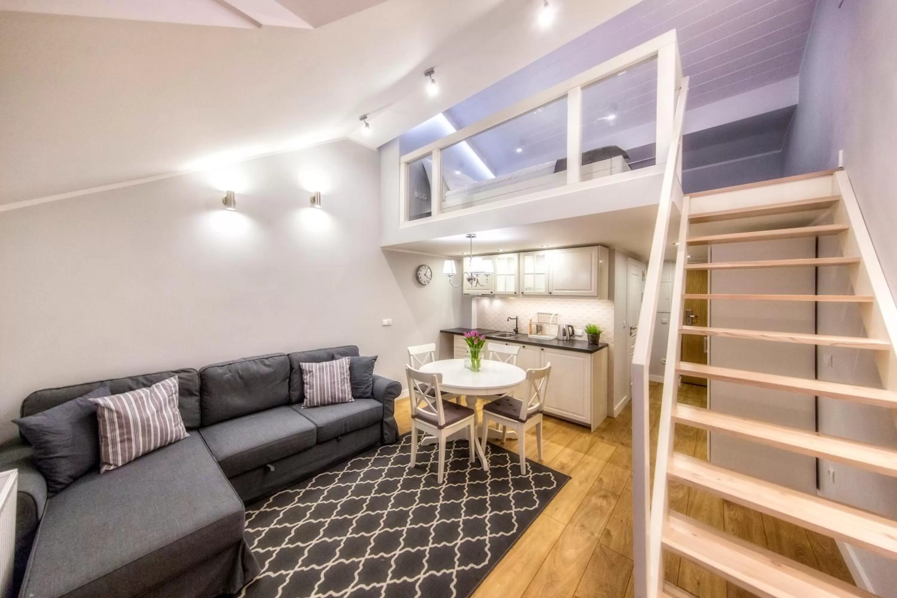 Kitchen or kitchenette in Aparthotel Giewont