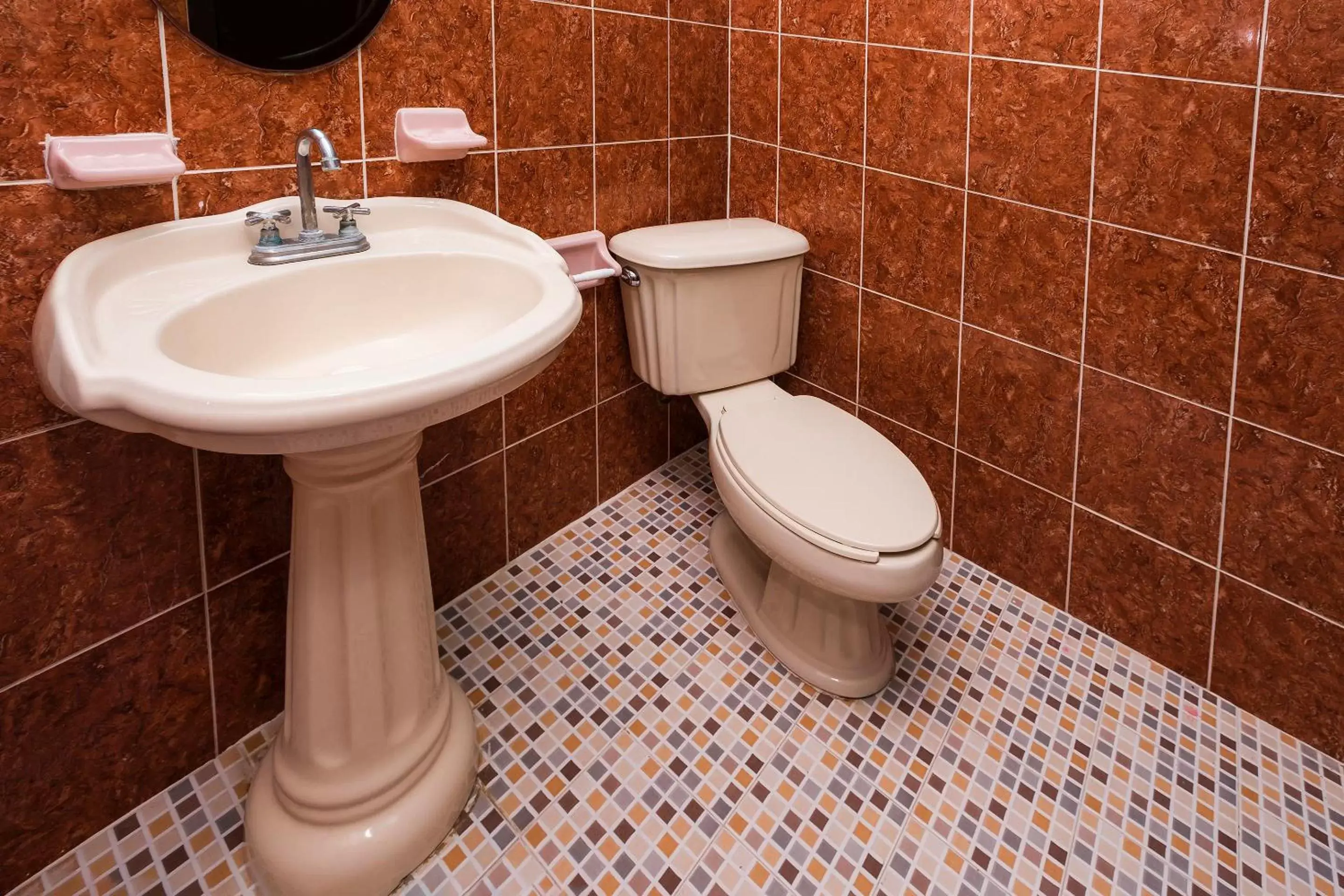 Bathroom in Hotel América