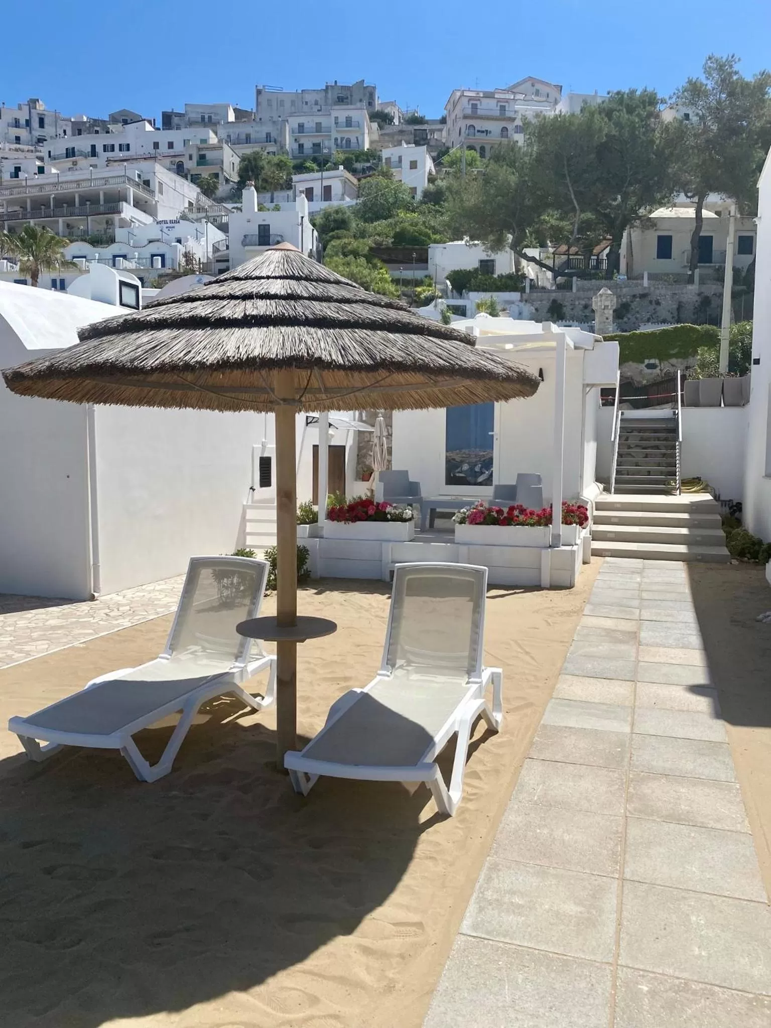 Patio in Marina Bay Suites