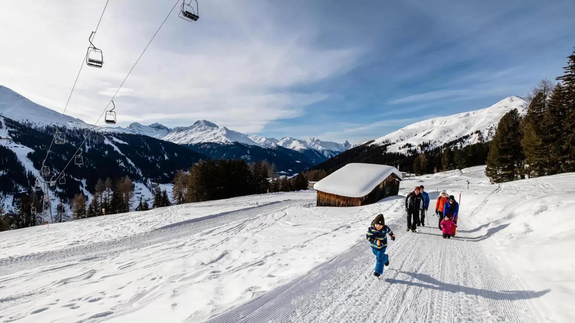 Winter, Skiing in Grischa - Das Hotel Davos