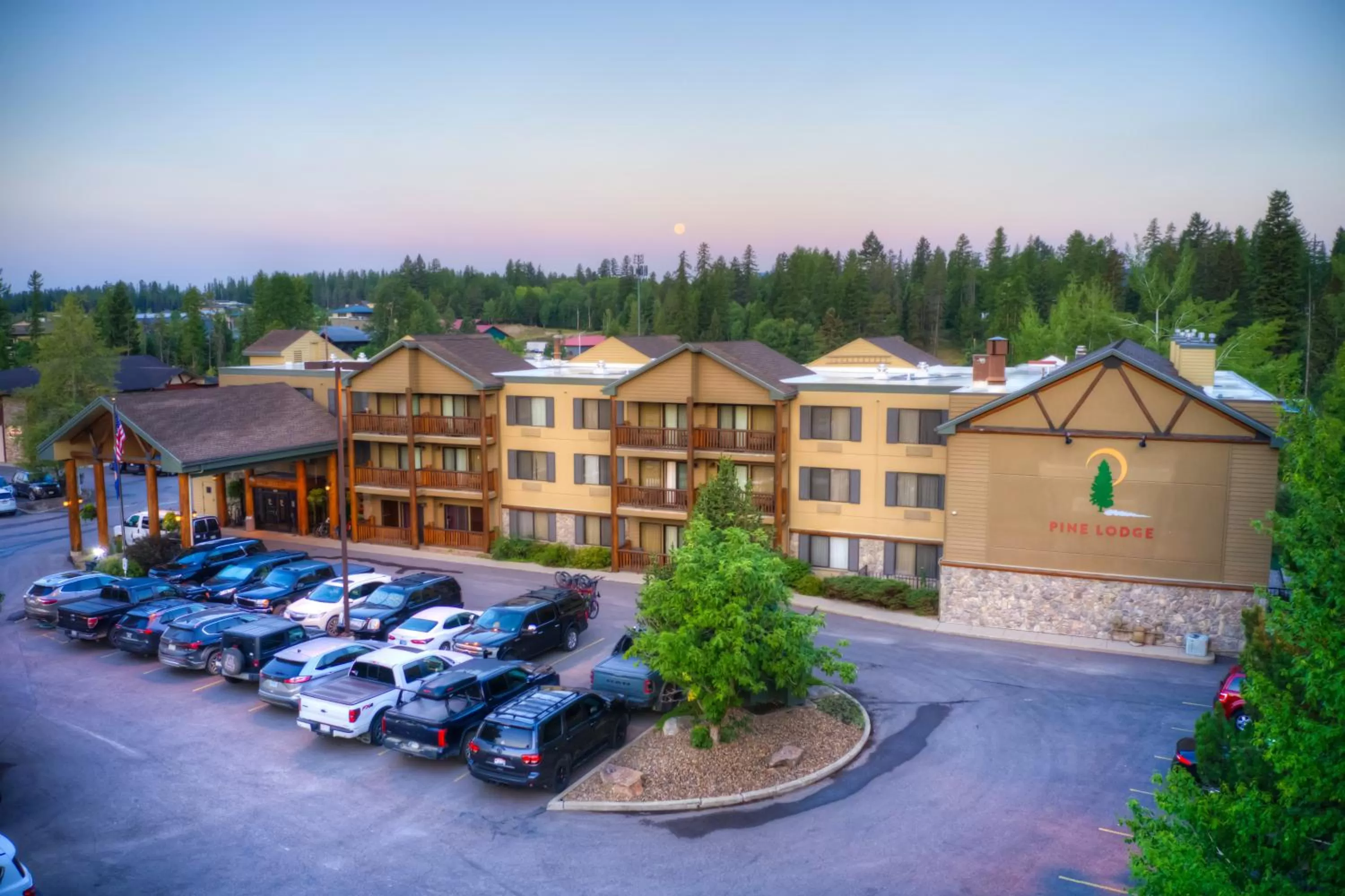 Property building in Whitefish Riverfront Hotel