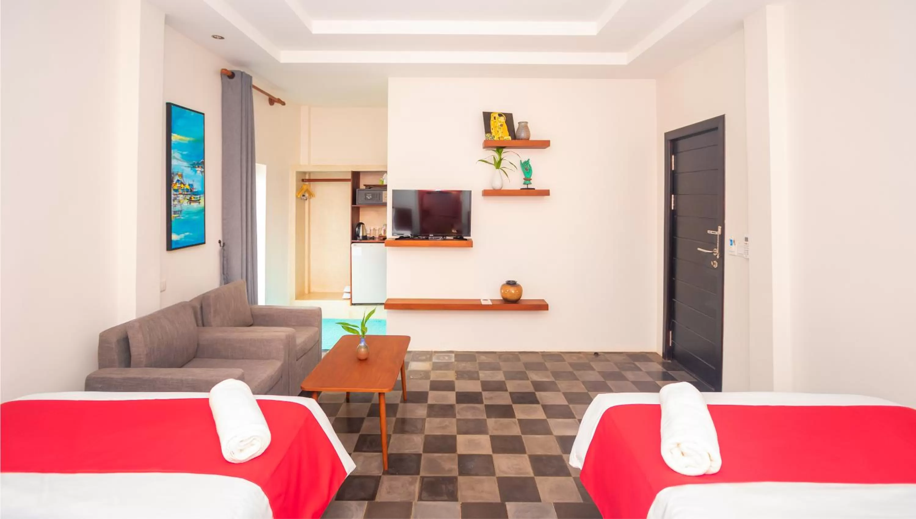 Bedroom in Baahu Villa