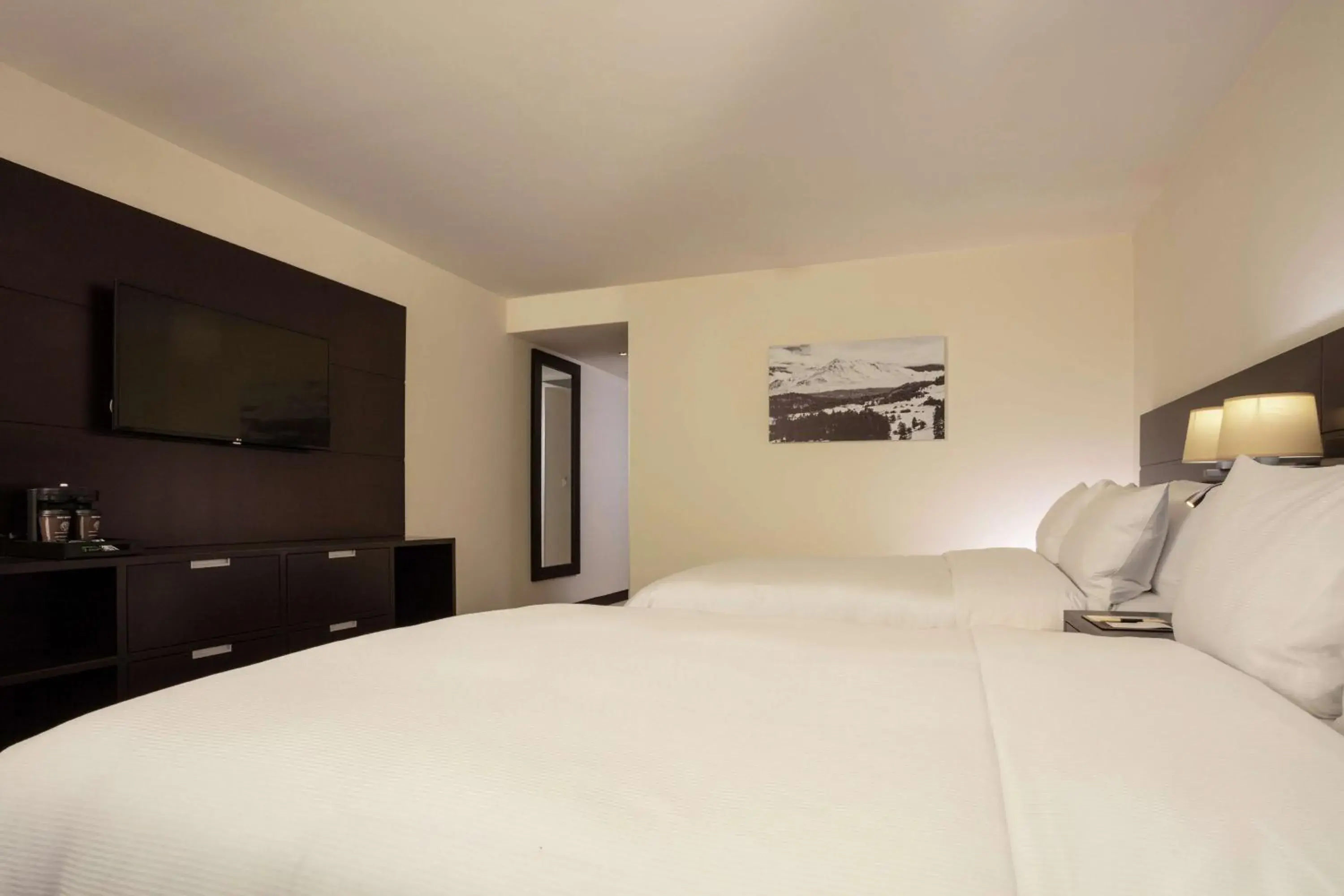 Bedroom, Bed in DoubleTree by Hilton Toluca