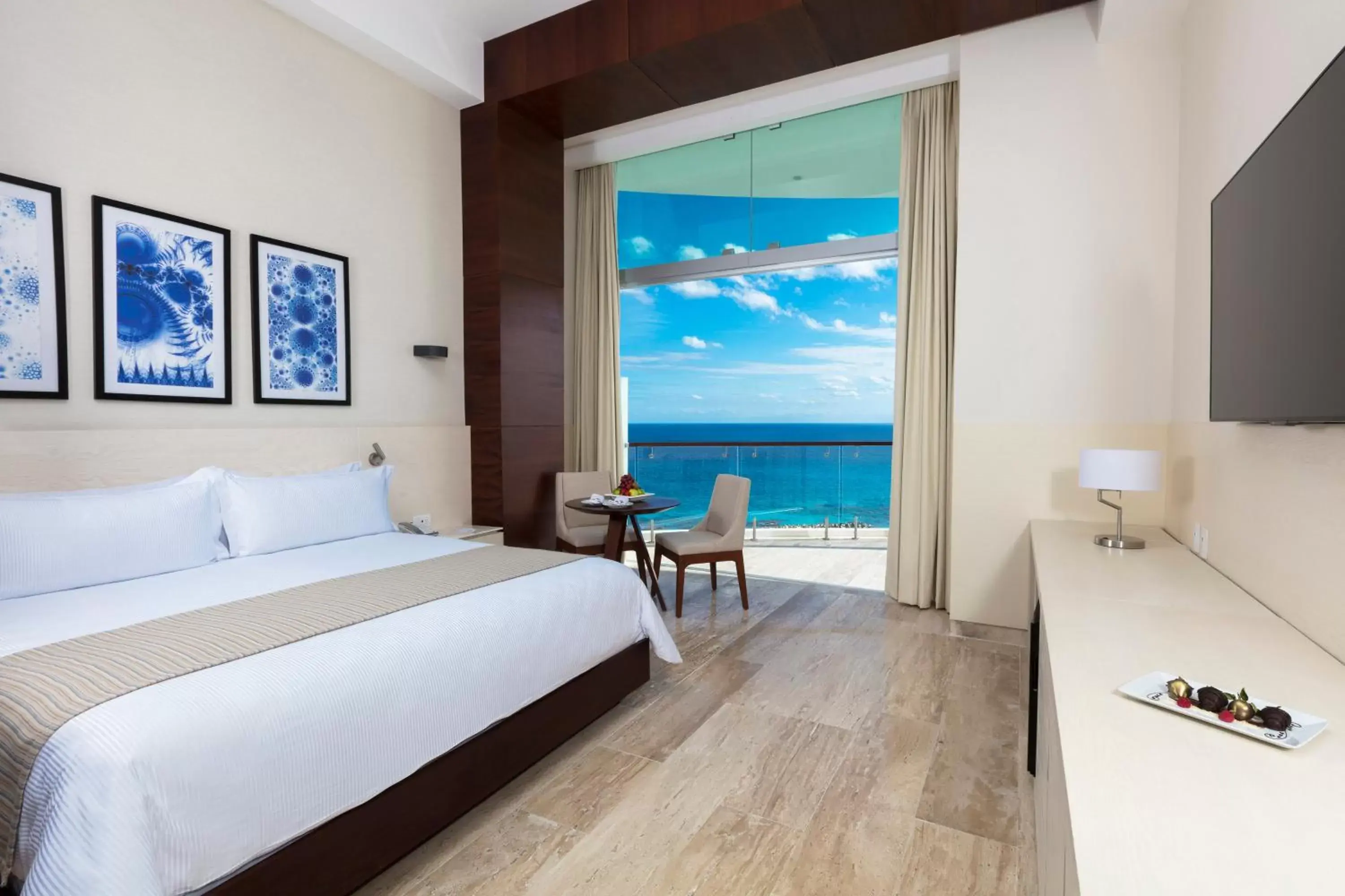 Bedroom in Altitude at Krystal Grand Cancun - All Inclusive
