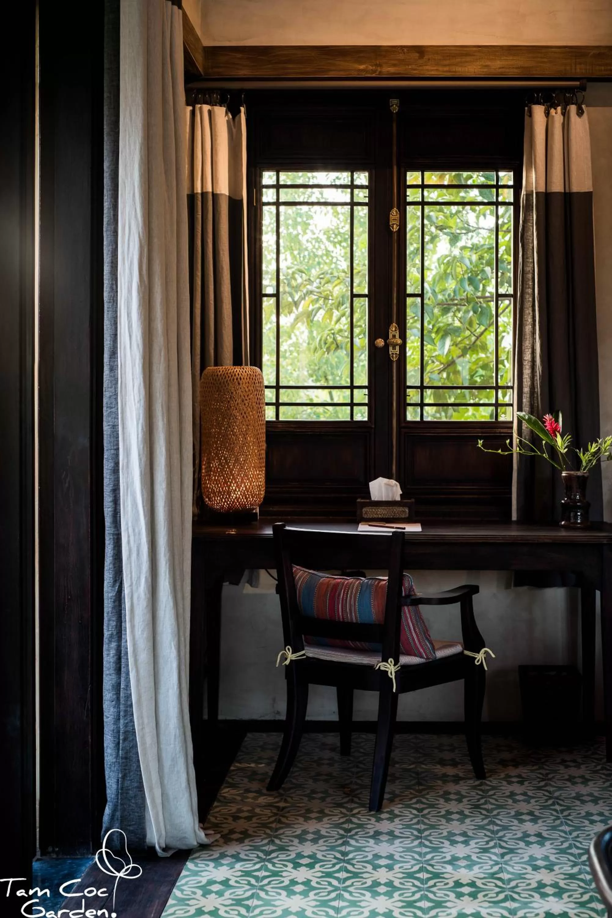 Decorative detail in Tam Coc Garden Resort