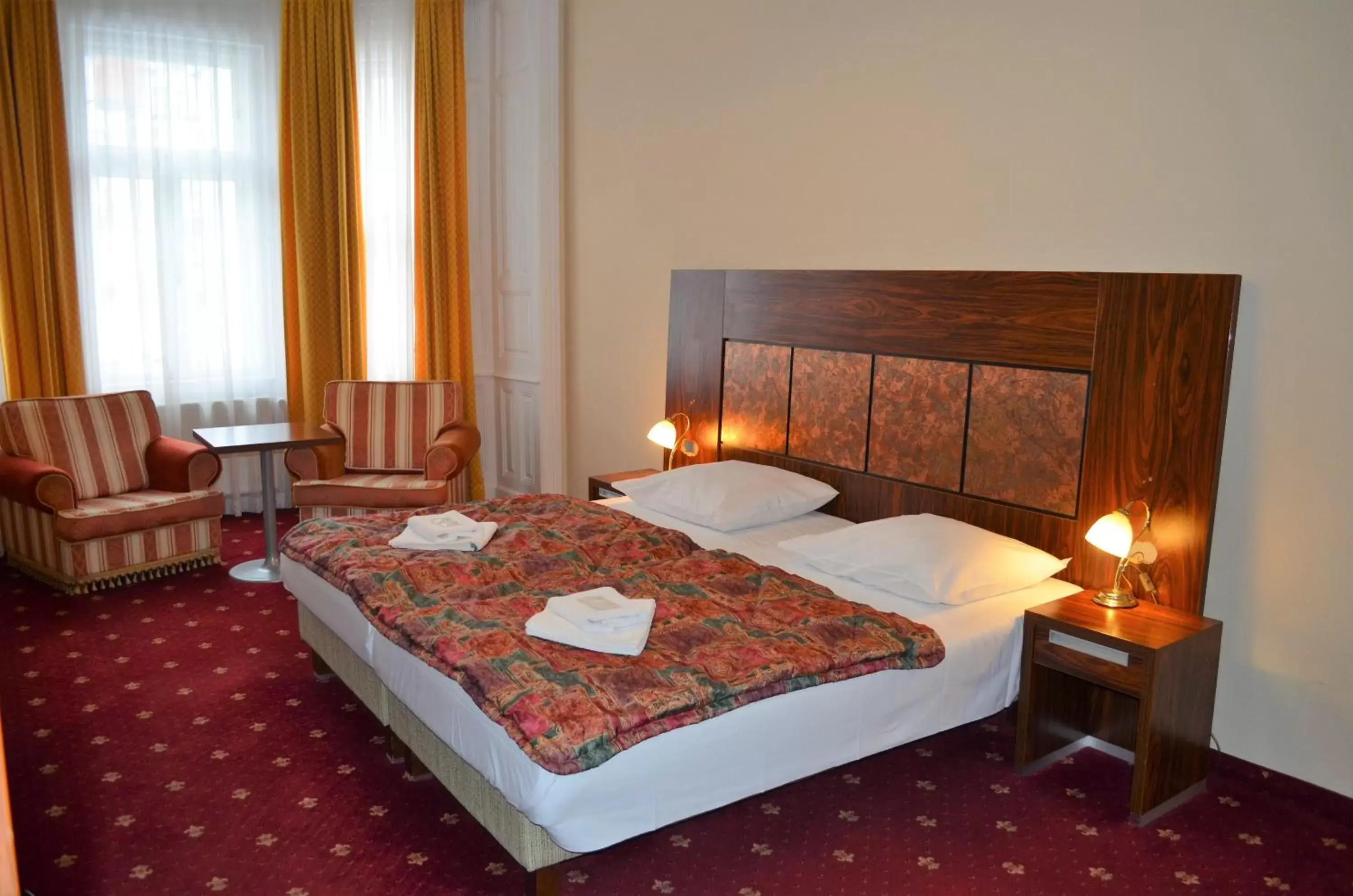 Bedroom, Bed in Hotel Palacky