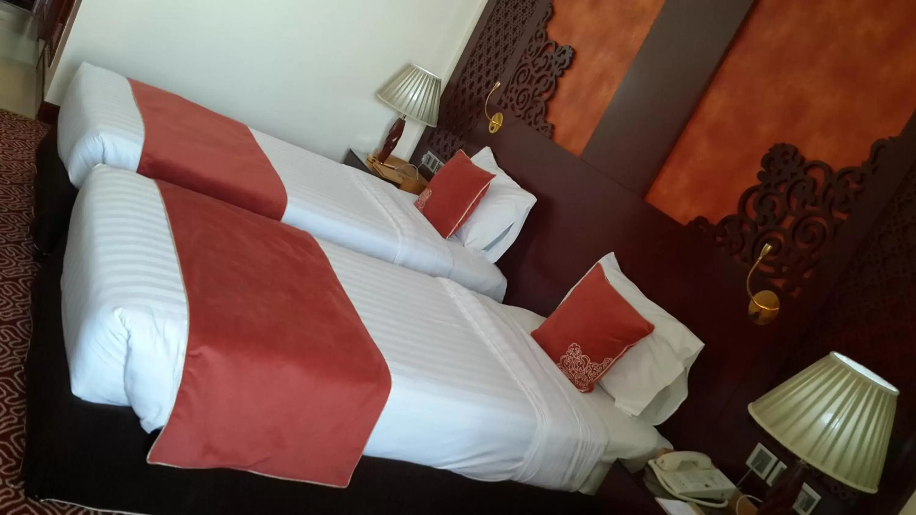 Bedroom, Bed in Dubai Grand Hotel by Fortune, Dubai Airport