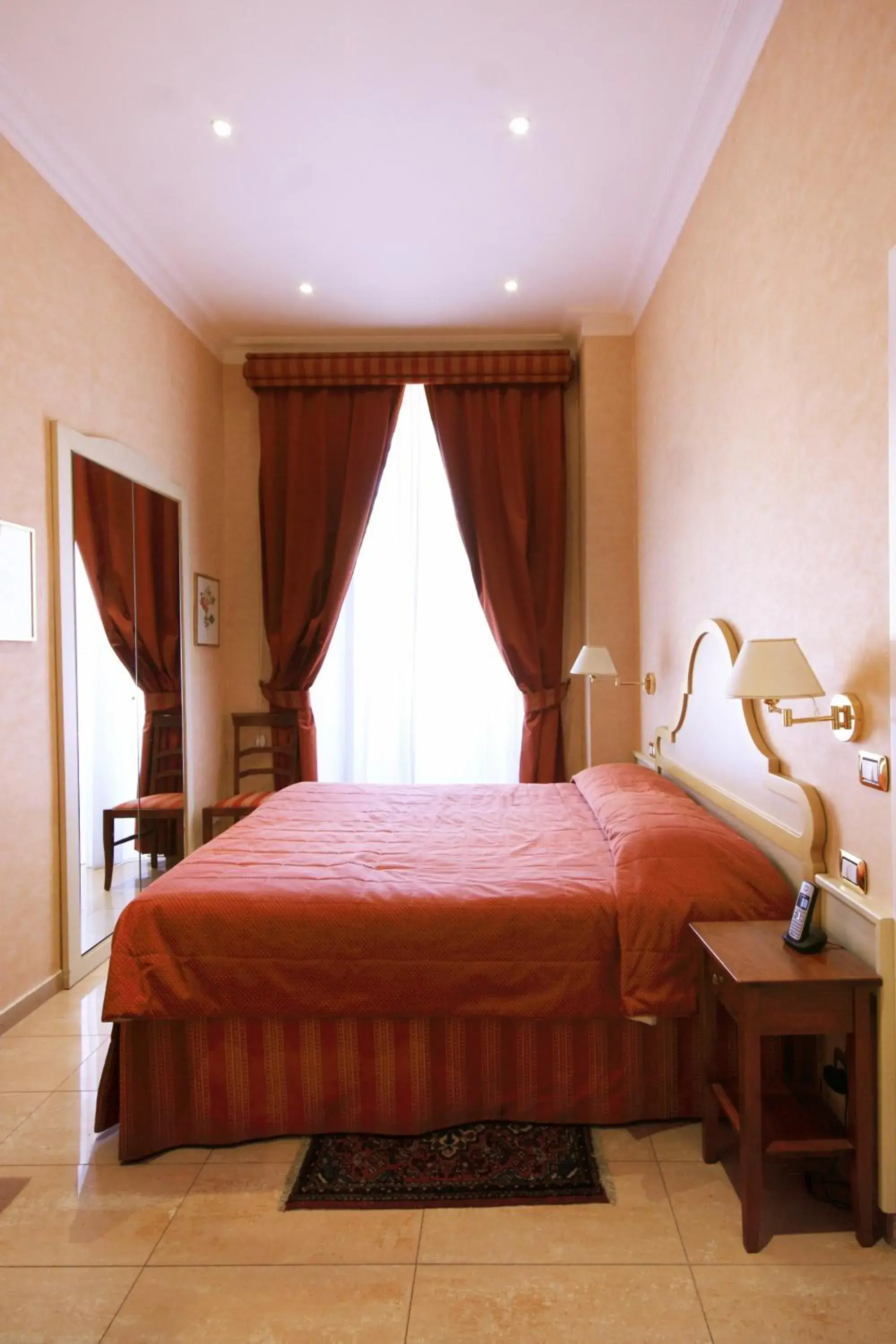 Bedroom, Bed in Roman Terrace