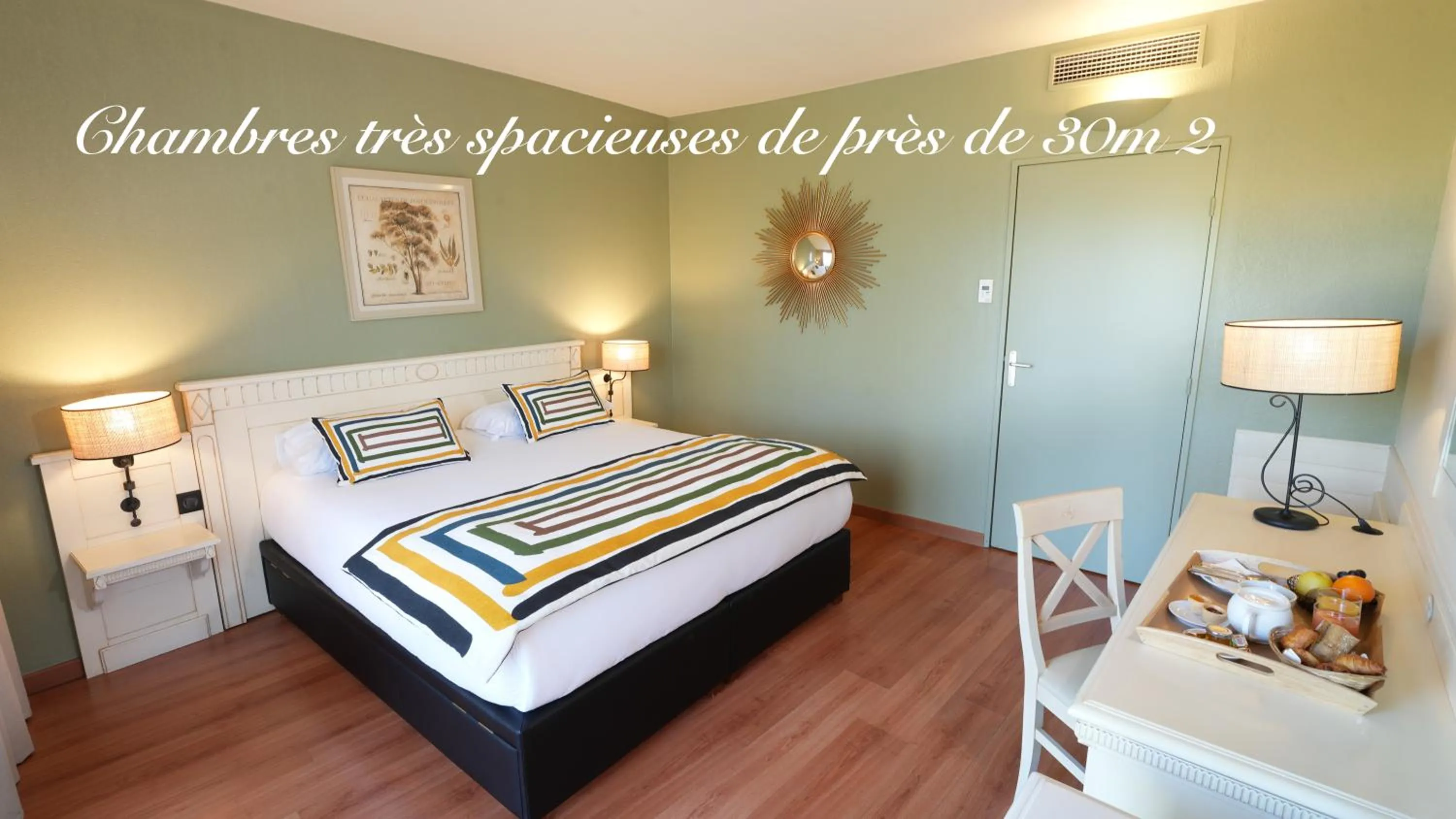 Bedroom, Bed in Hôtel Mount Venturi - Aix-En-Provence Sainte-Victoire - Bar & Restaurant & Padel