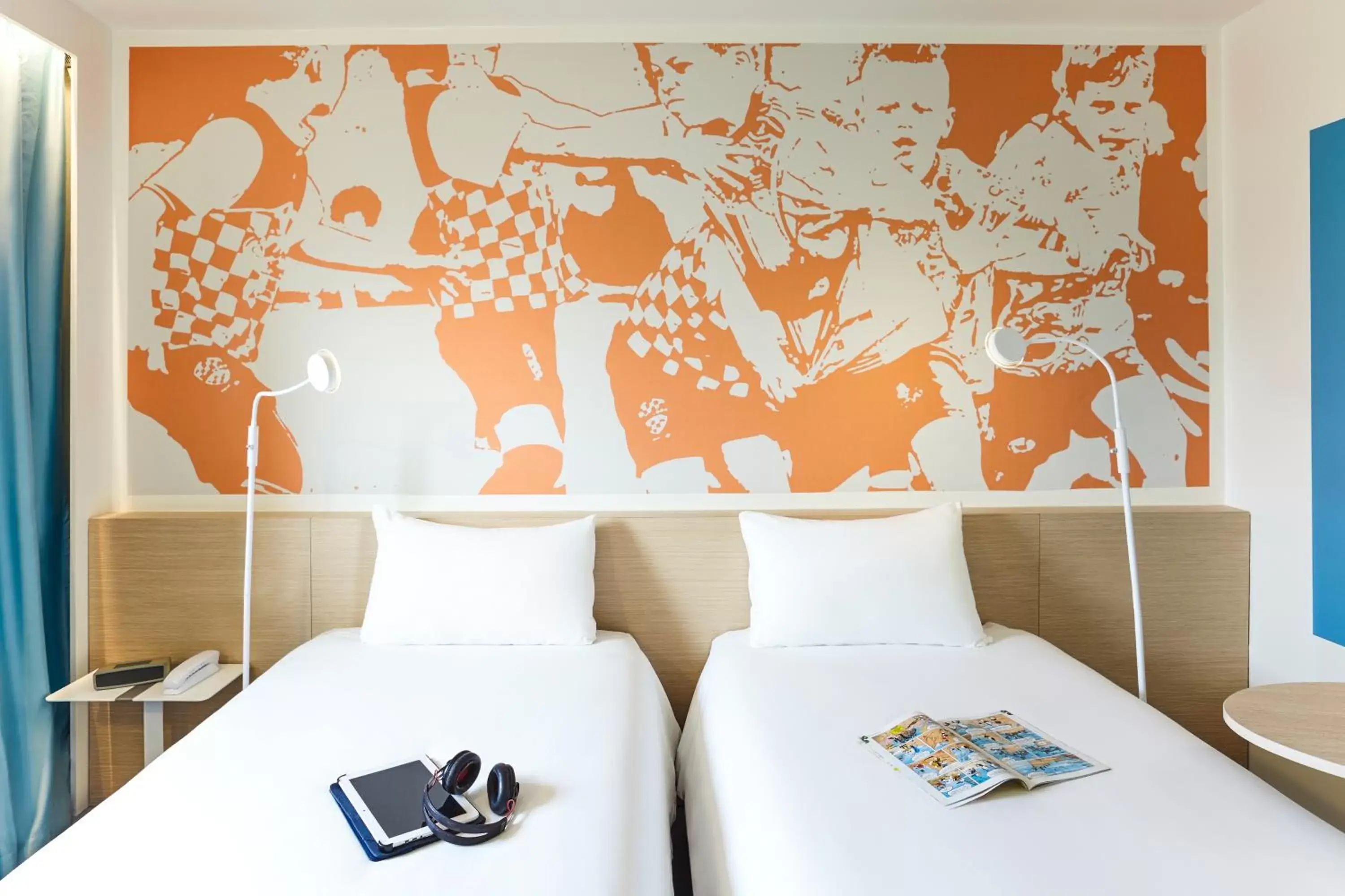 Bedroom, Bed in ibis Styles Toulouse Nord Sesquieres
