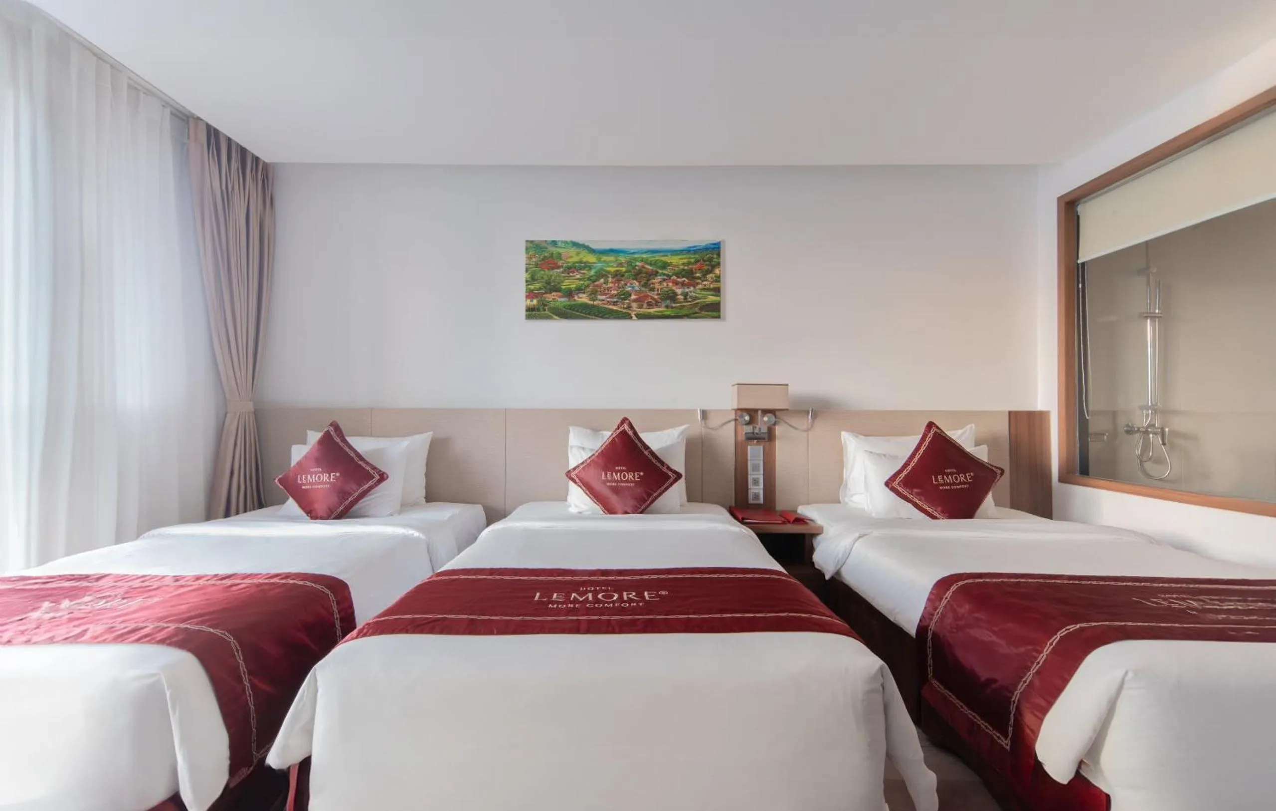 Bed in LeMore Hotel Nha Trang