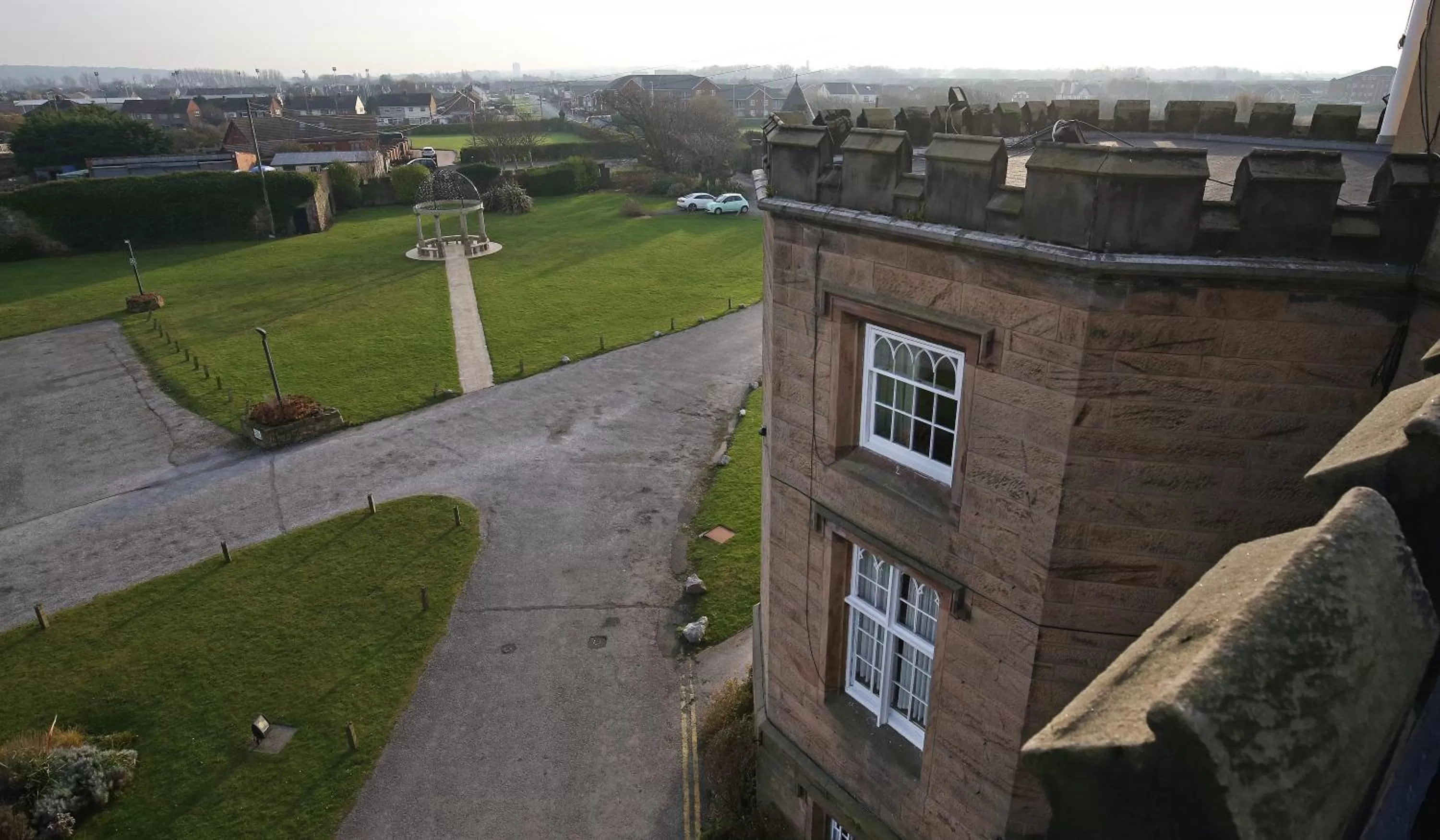 Bird's eye view in Leasowe Castle Hotel