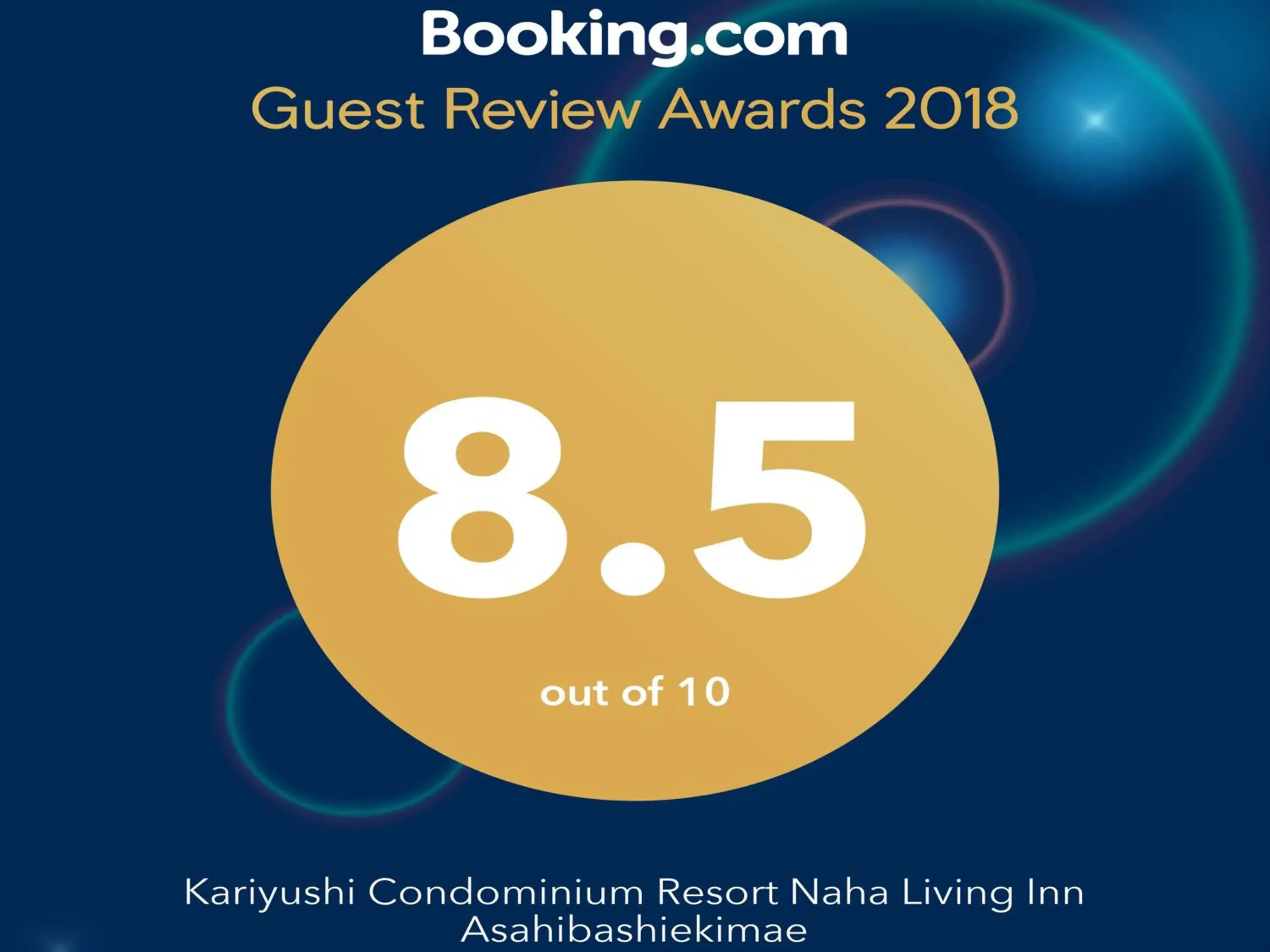 Certificate/Award in Kariyushi COndominium Resort Naha Living Inn Asahibashiekimae Annex and Premier