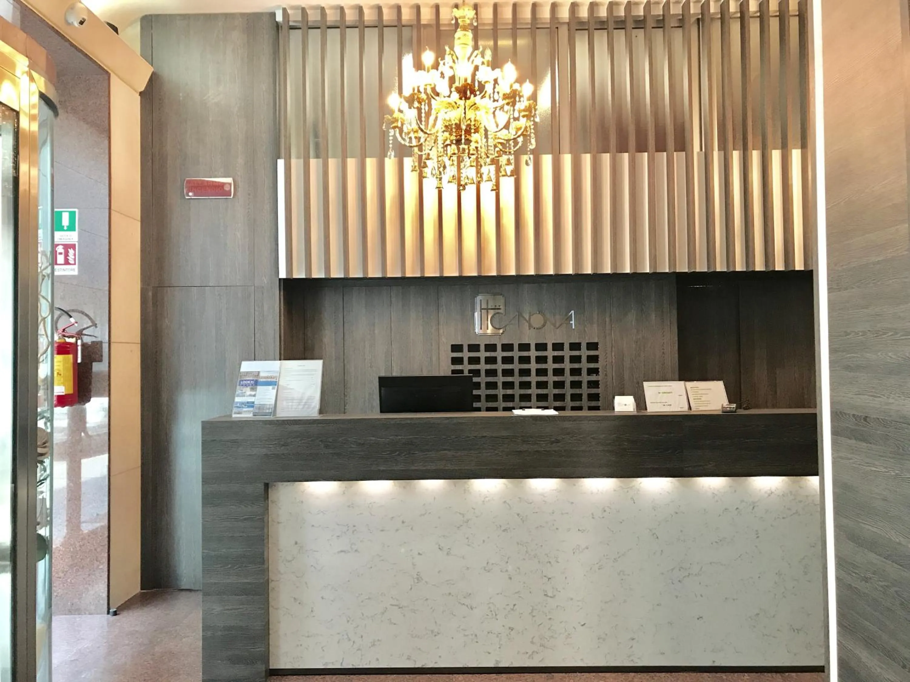 Lobby or reception in Canova Hotel