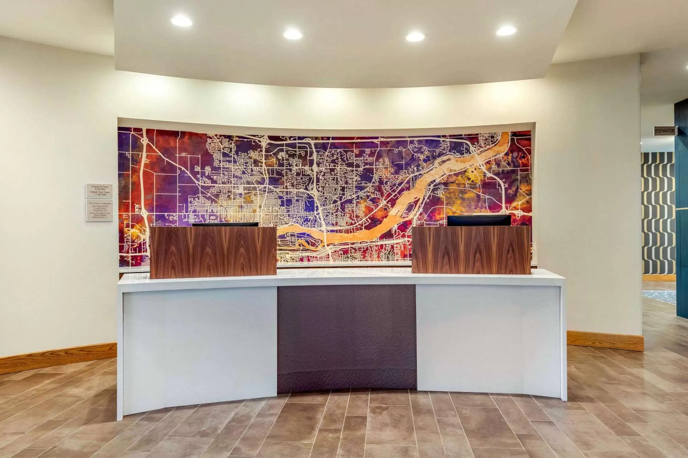 Lobby or reception in Cambria Hotel Davenport Quad Cities Lobby or reception in Cambria Hotel Davenport Quad Cities