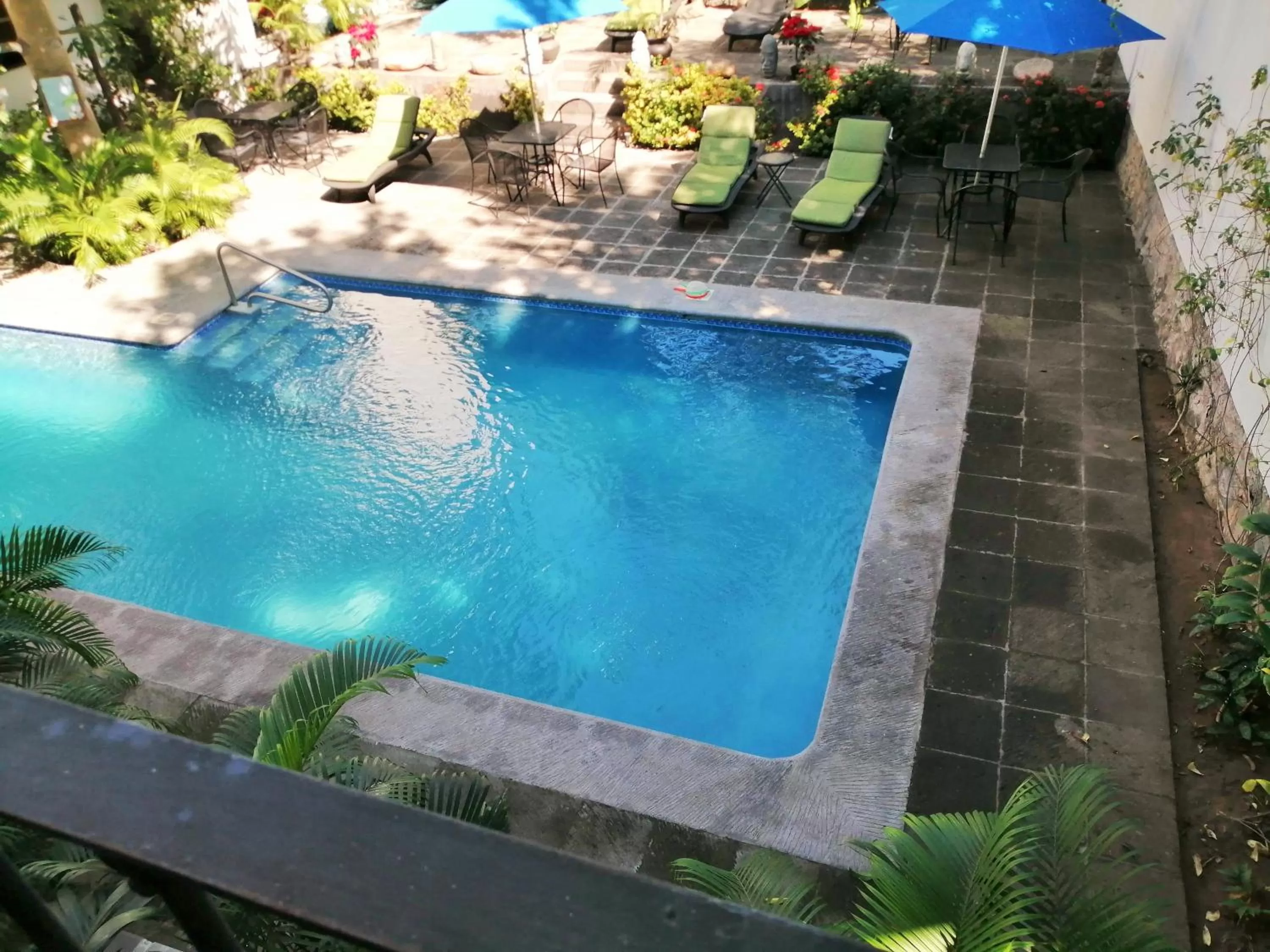 Pool view in Ceiba Studios