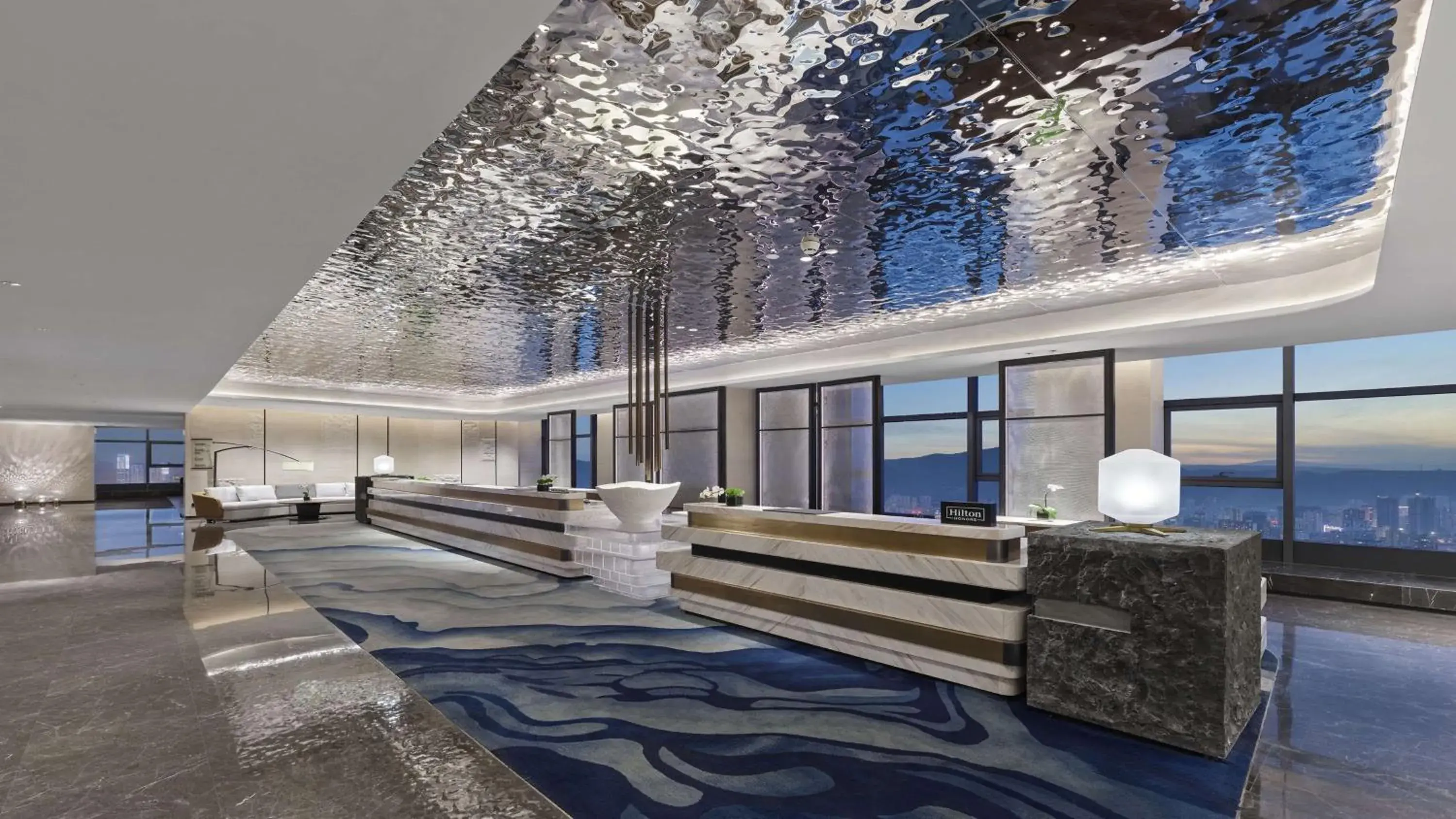 Lobby or reception, Swimming Pool in Hilton Lanzhou City Center