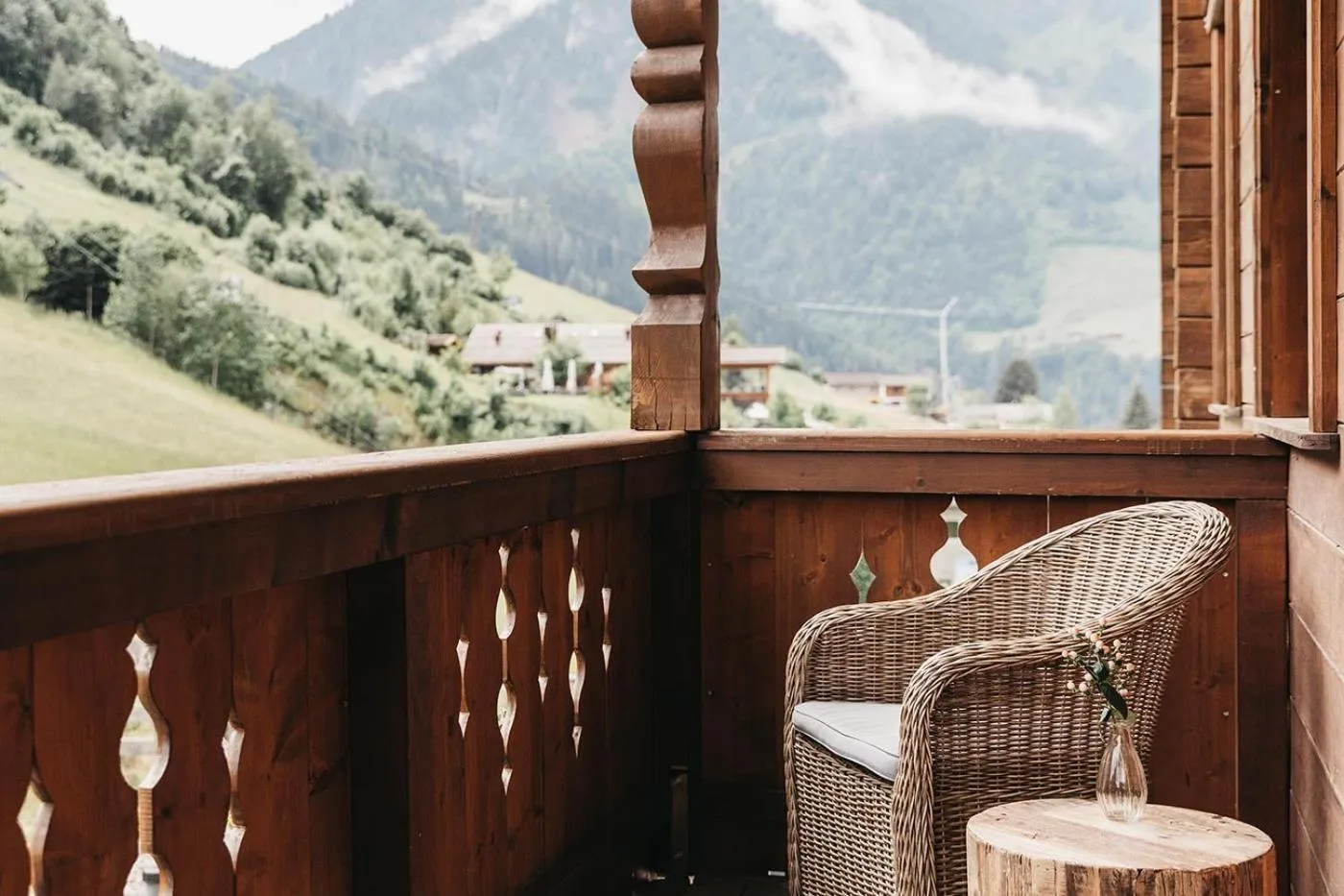 Balcony/Terrace in Sonnhof Alpendorf - an adults only place