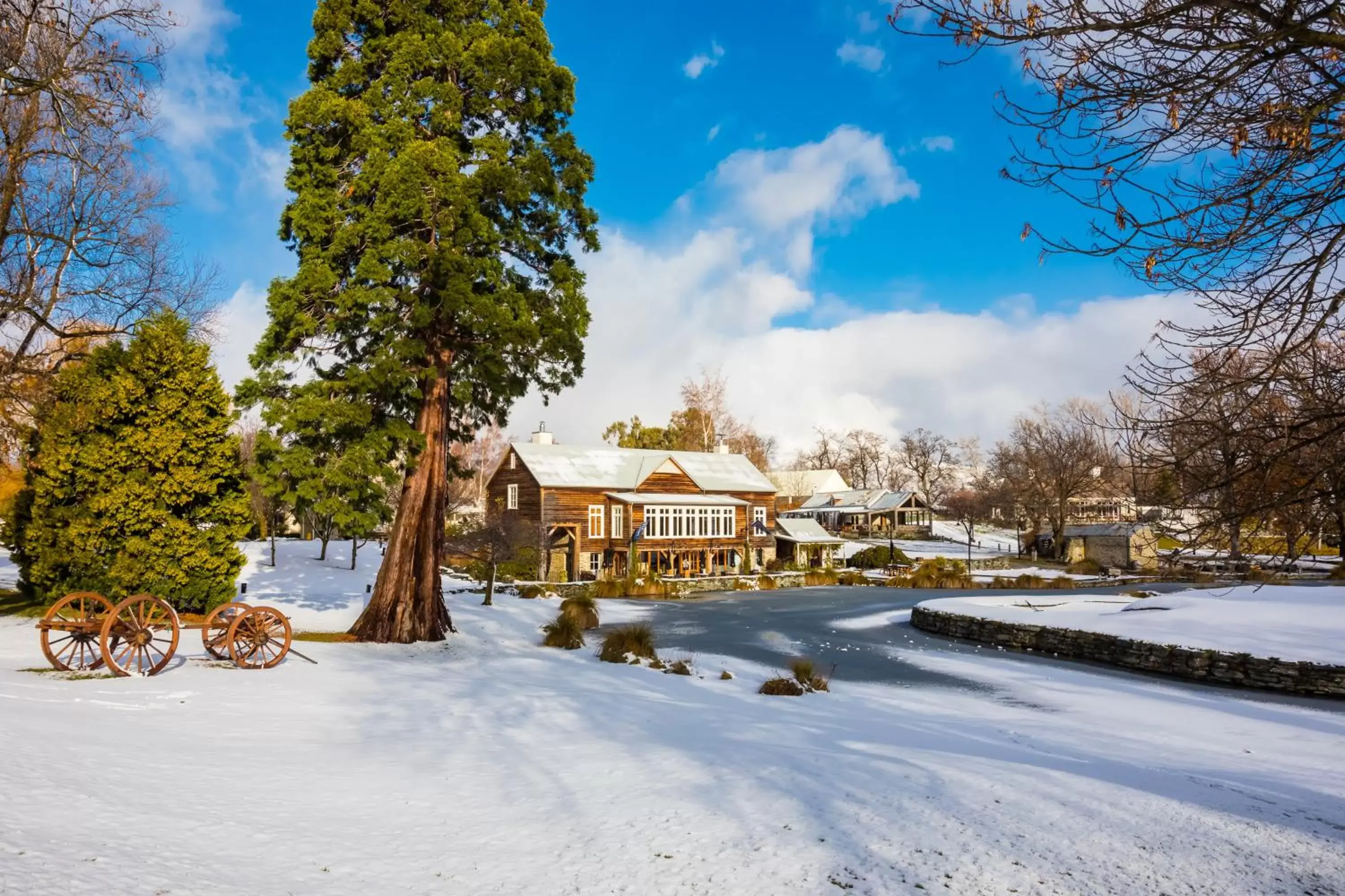 Property building, Winter in Millbrook Resort