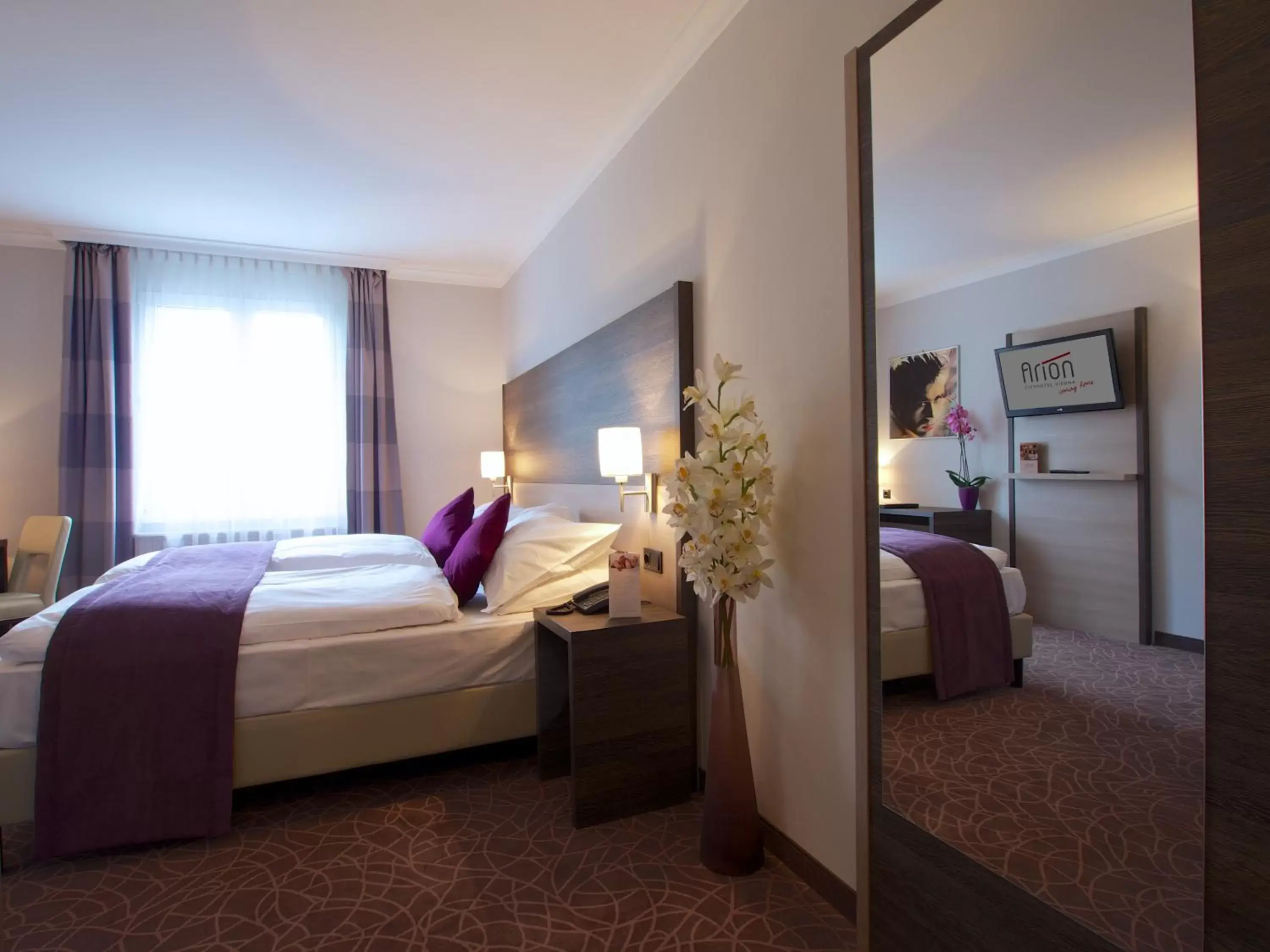 Bed in Arion Cityhotel Vienna und Appartements