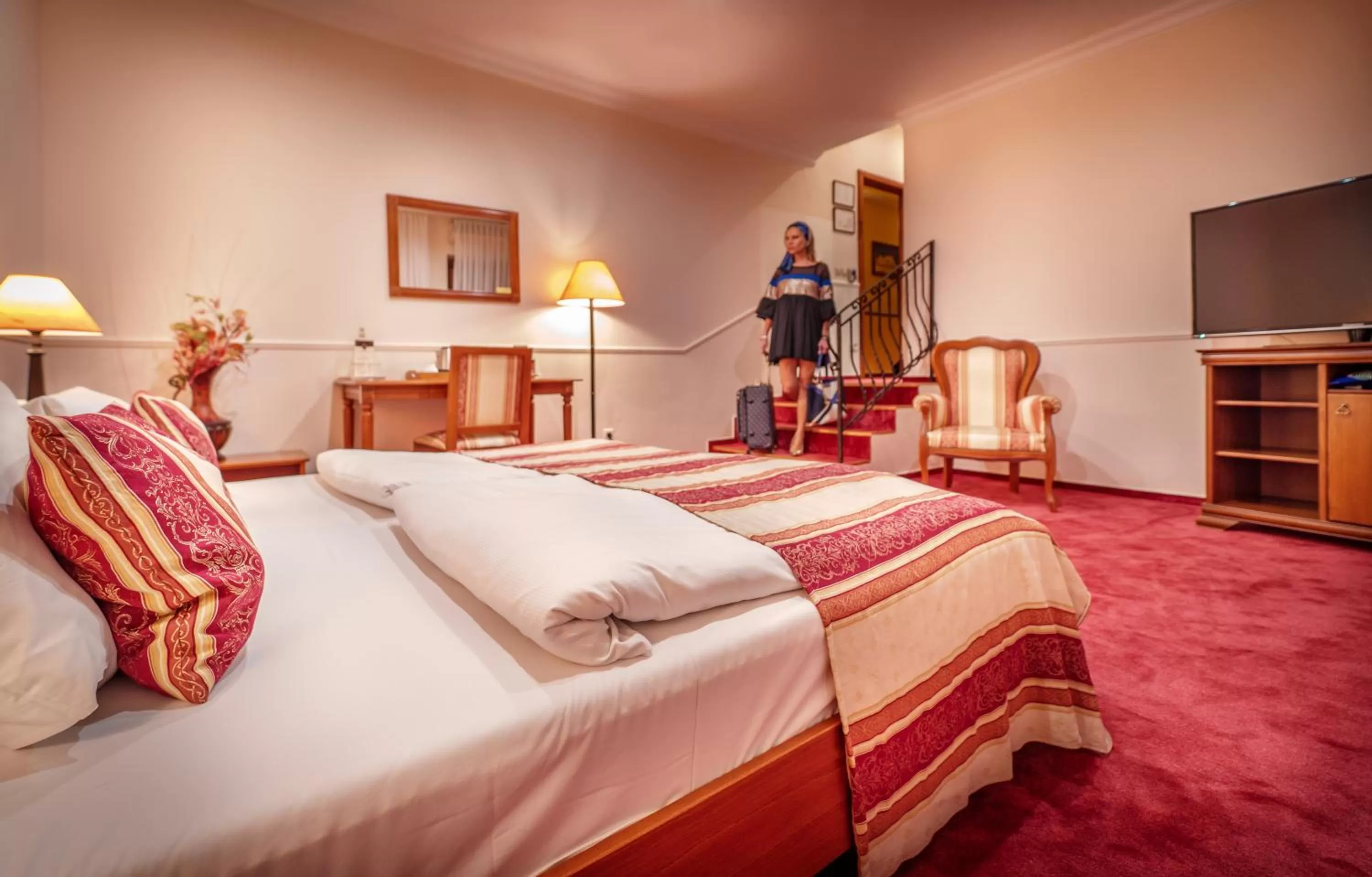 Photo of the whole room, Bed in Hotel Capital with private wellness