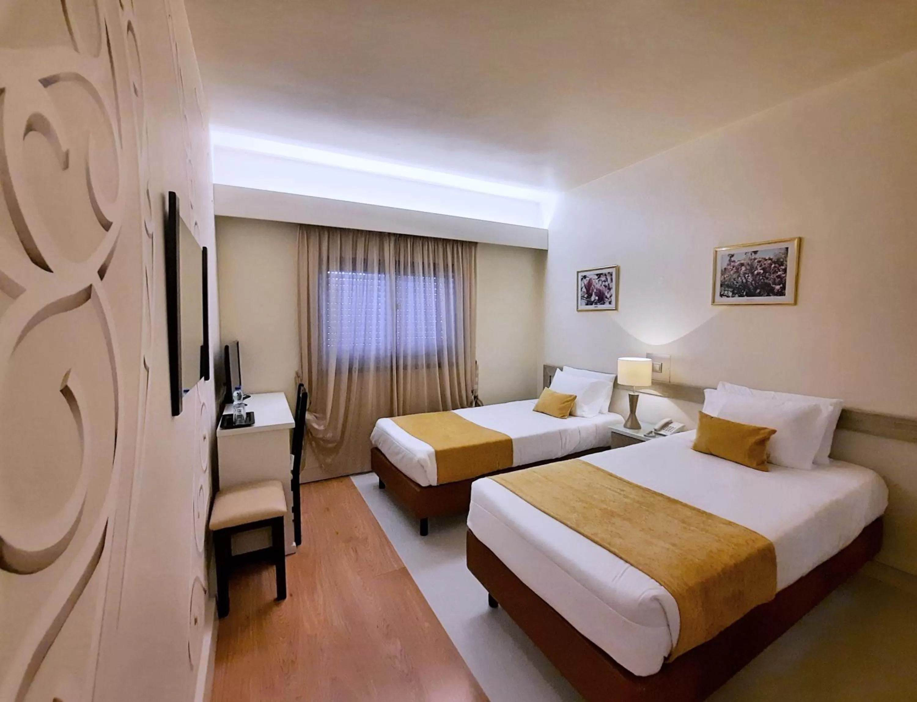 Bed in Hotel Aleluia