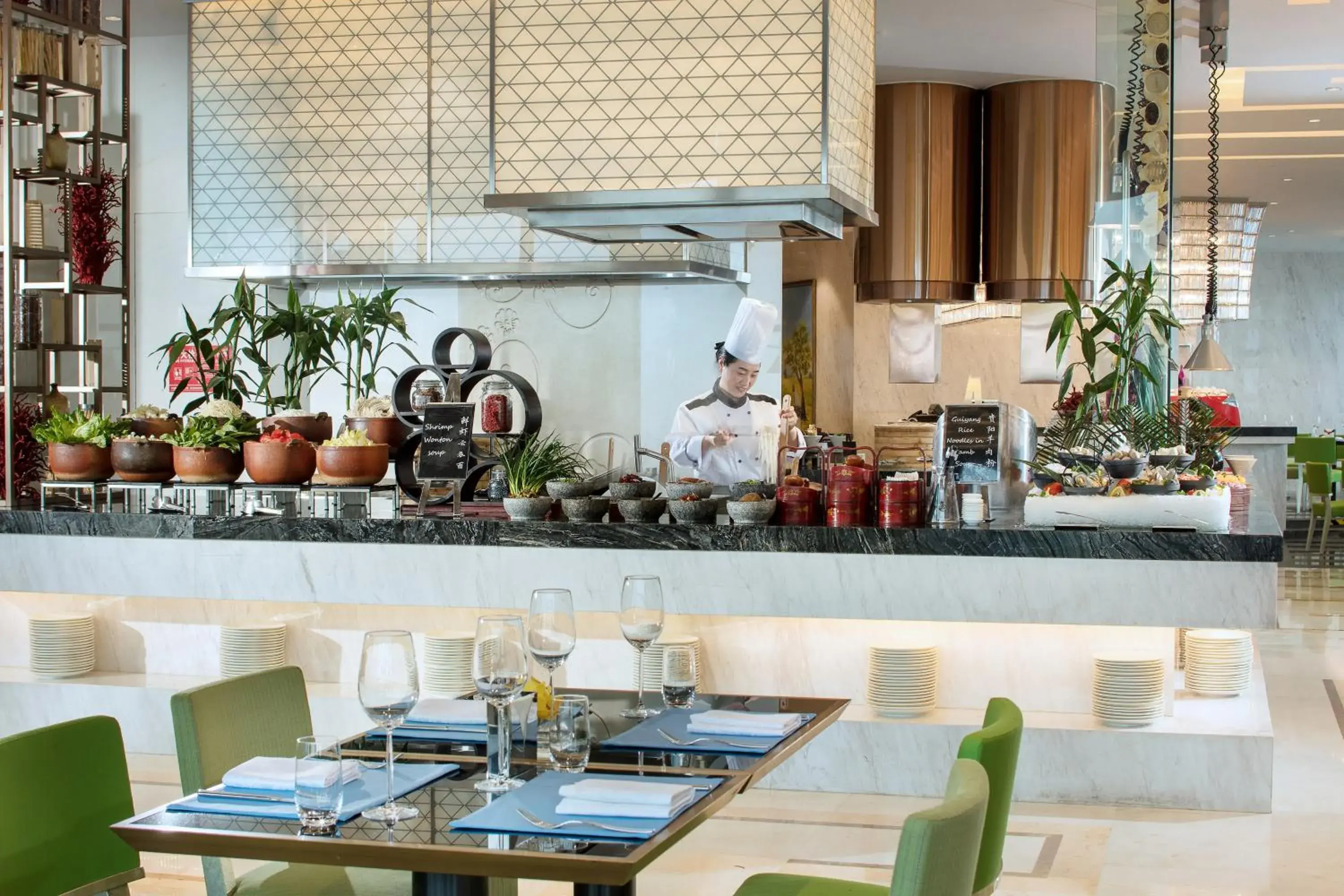 Asian breakfast in Sofitel Guiyang Hunter Asian breakfast in Sofitel Guiyang Hunter